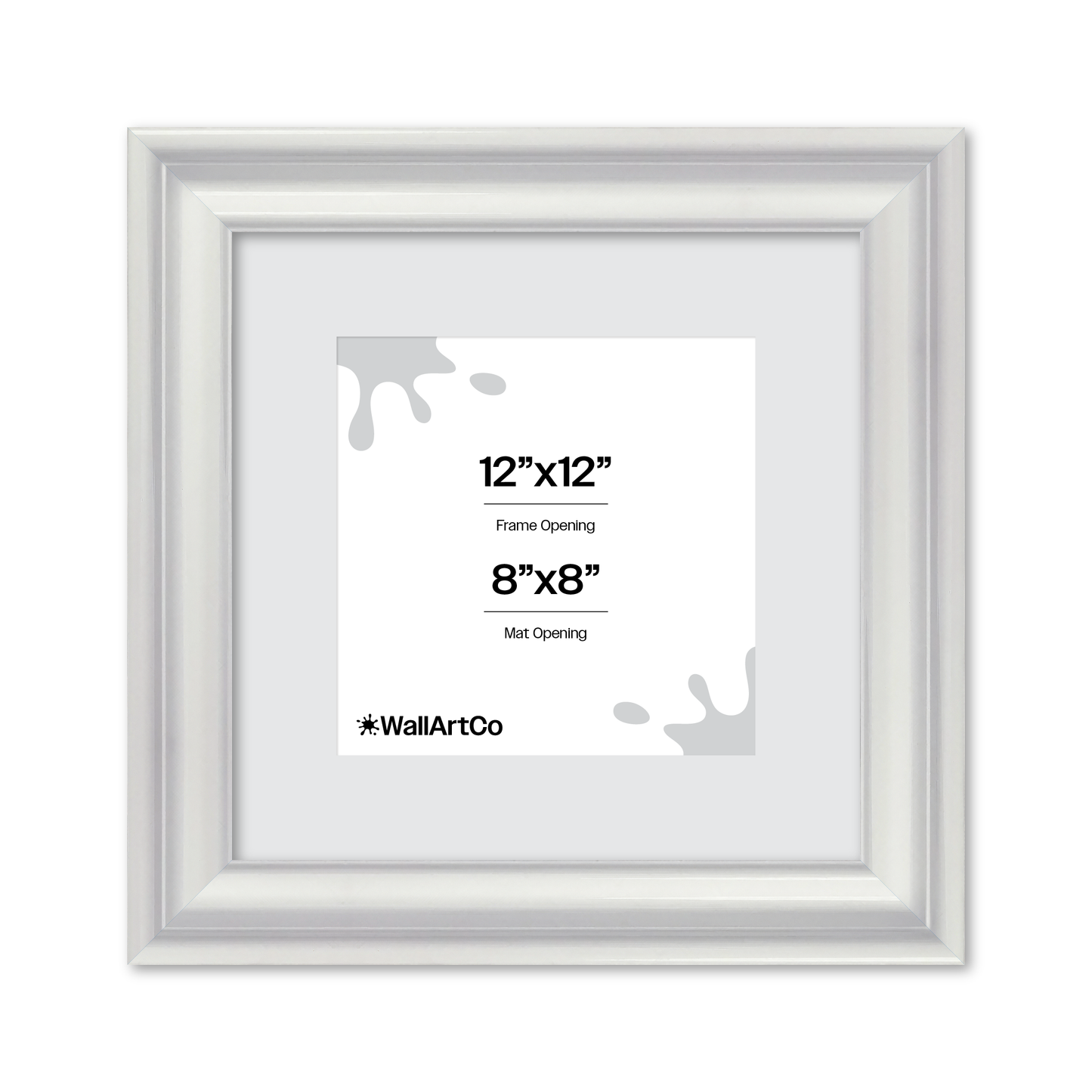 front of picture frame