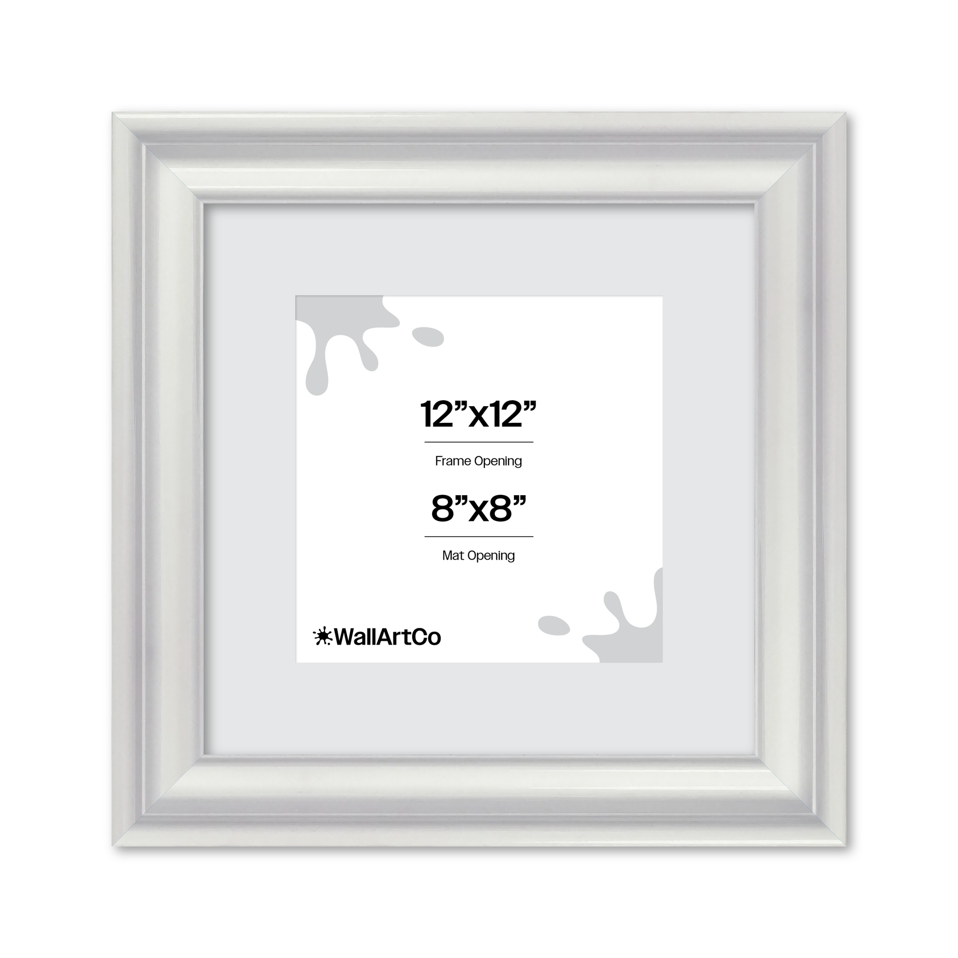 front of picture frame
