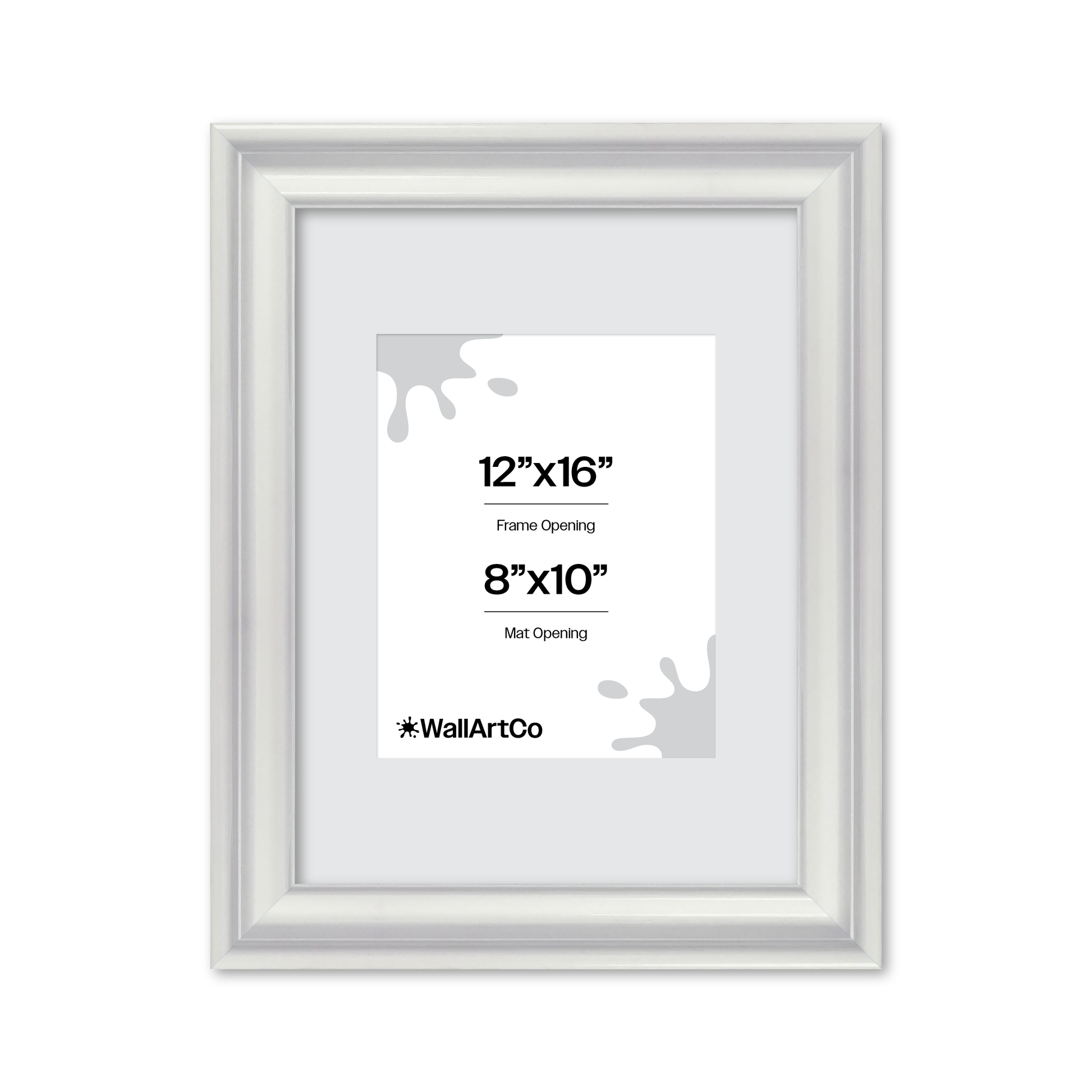 front of picture frame