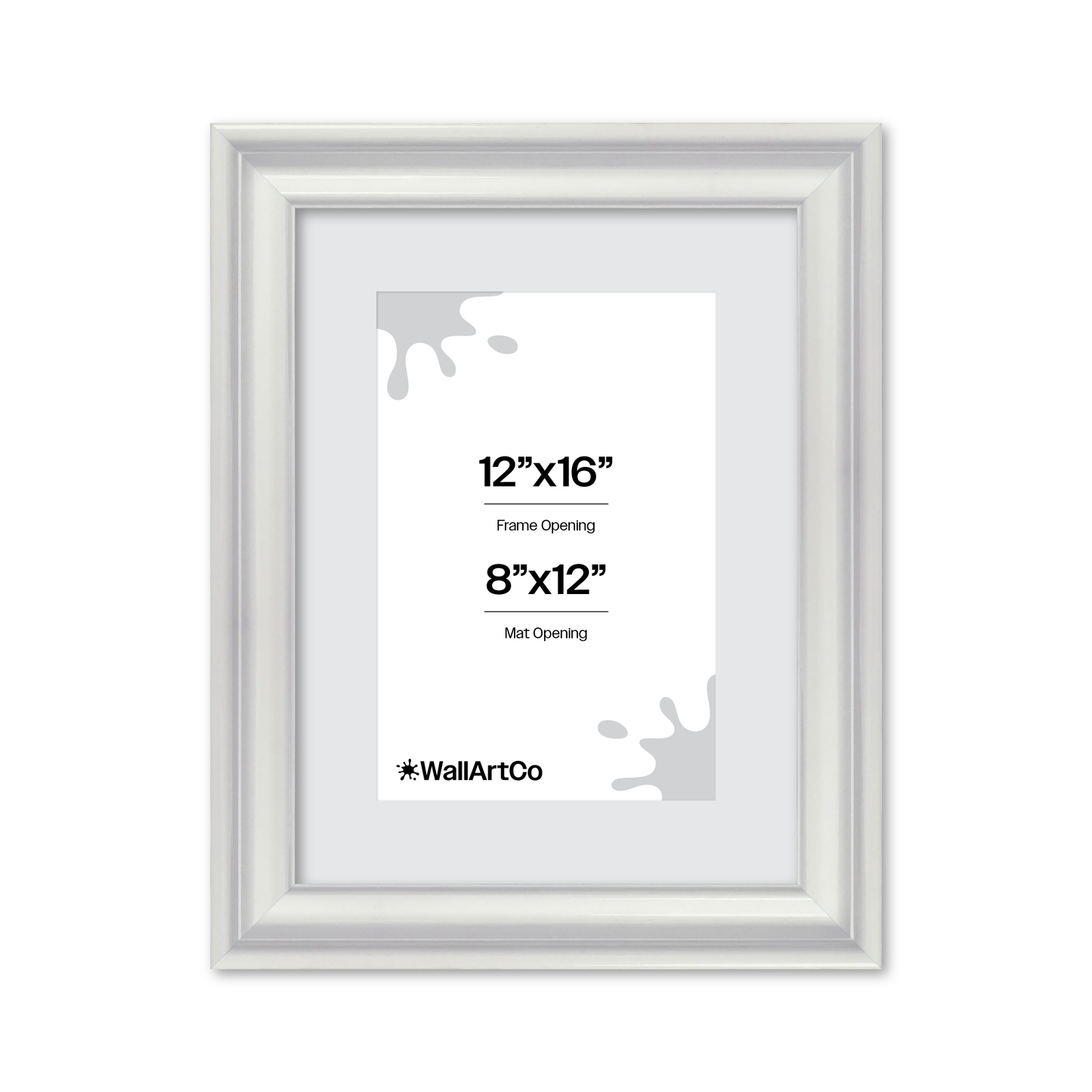 front of picture frame