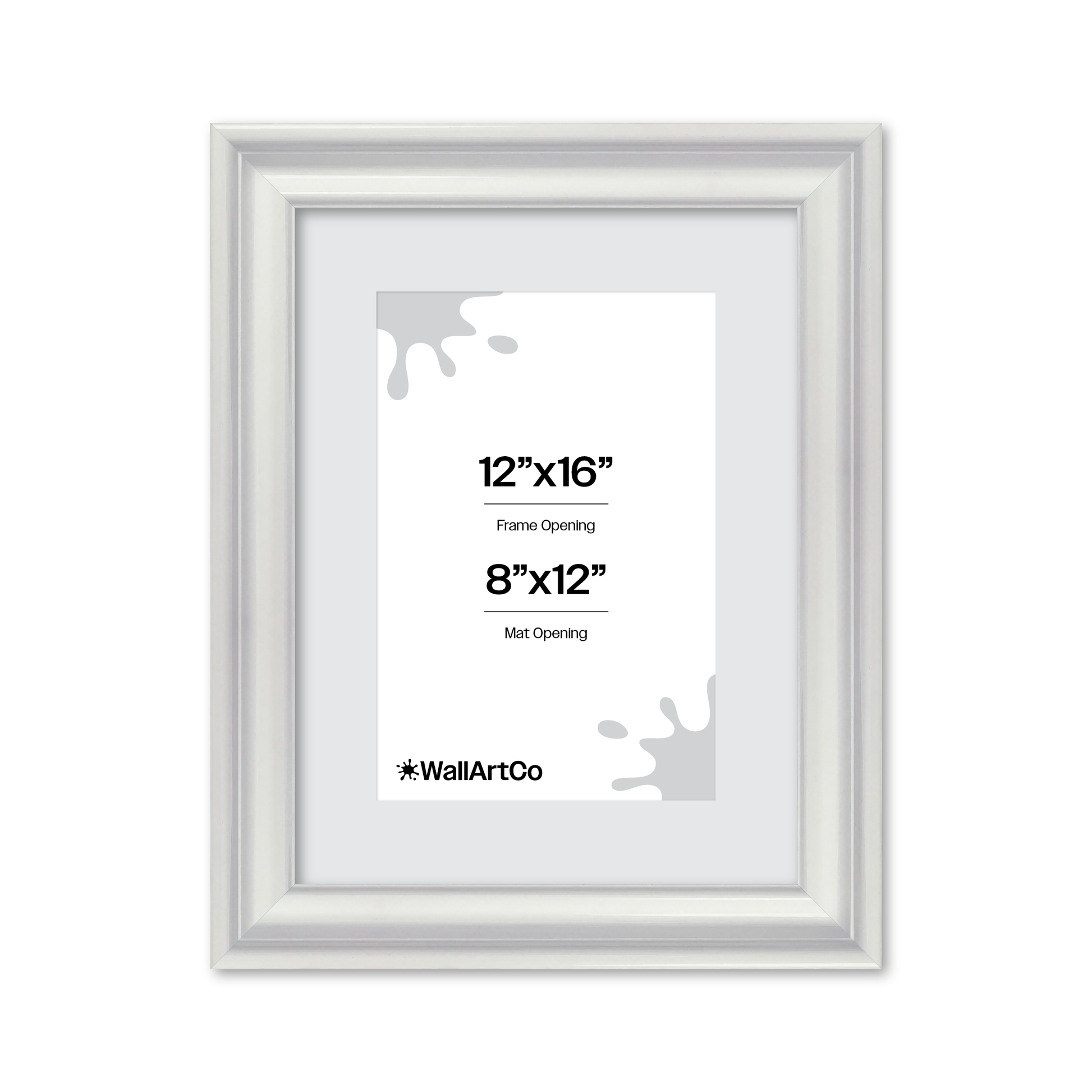 front of picture frame