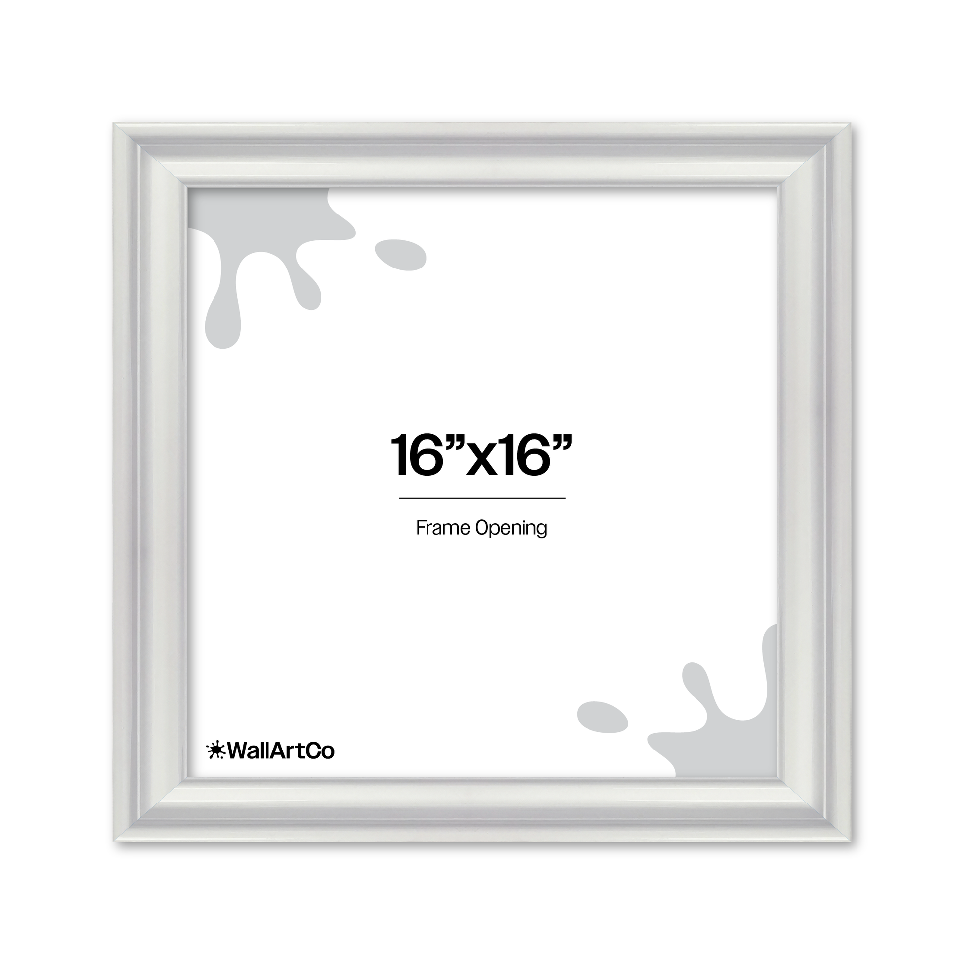 front of picture frame
