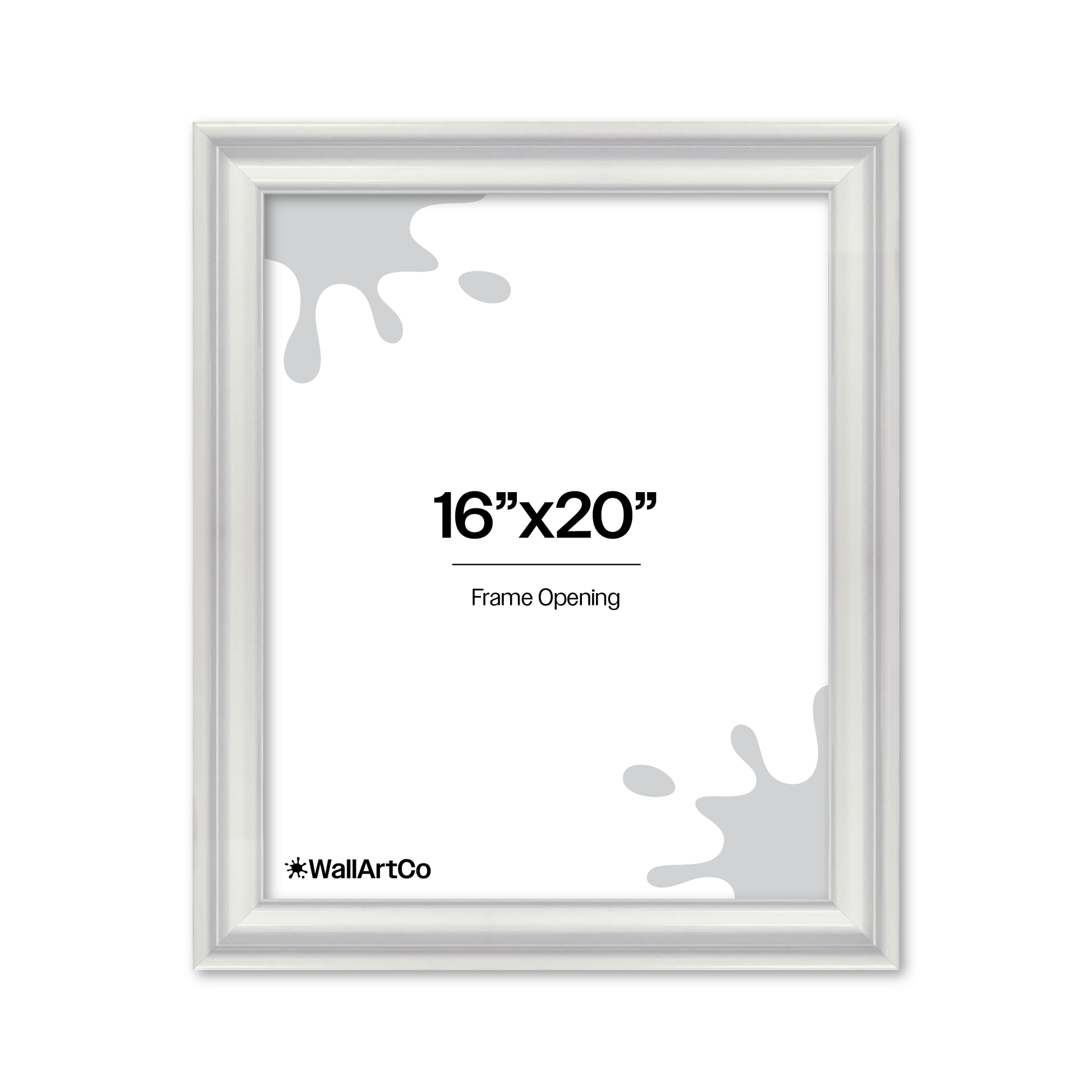 front of picture frame
