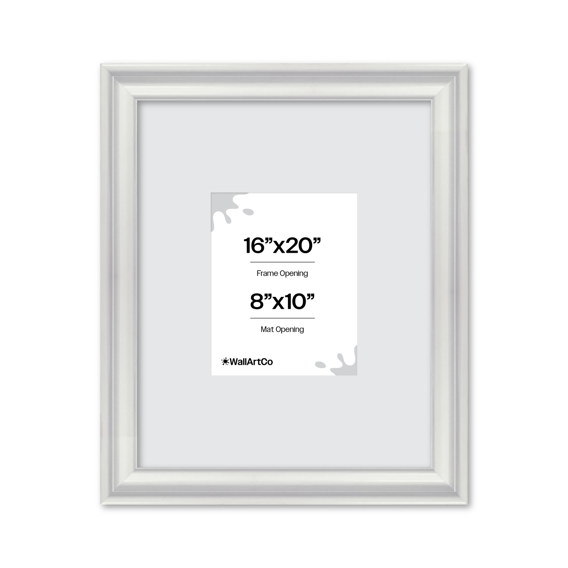 front of picture frame