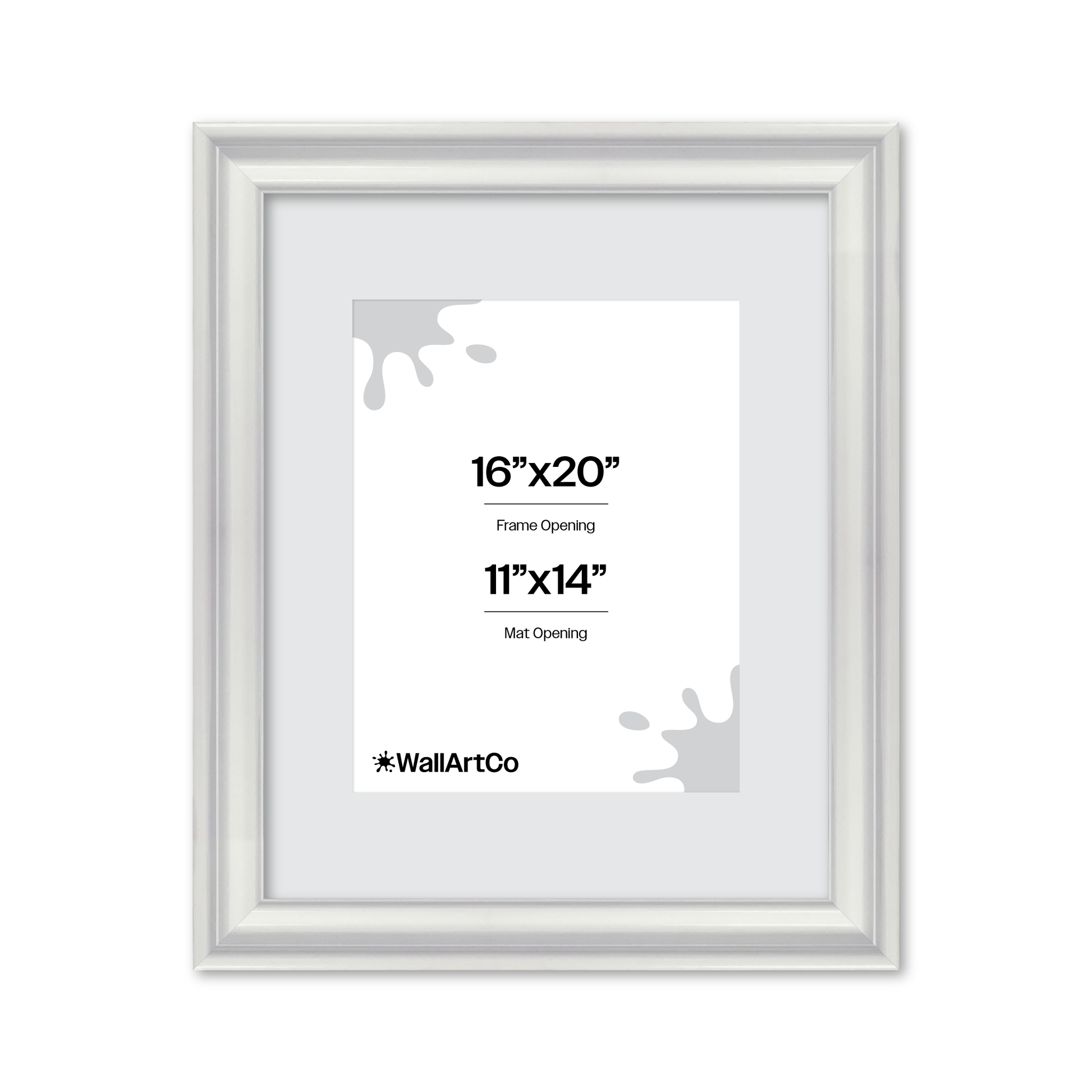 front of picture frame