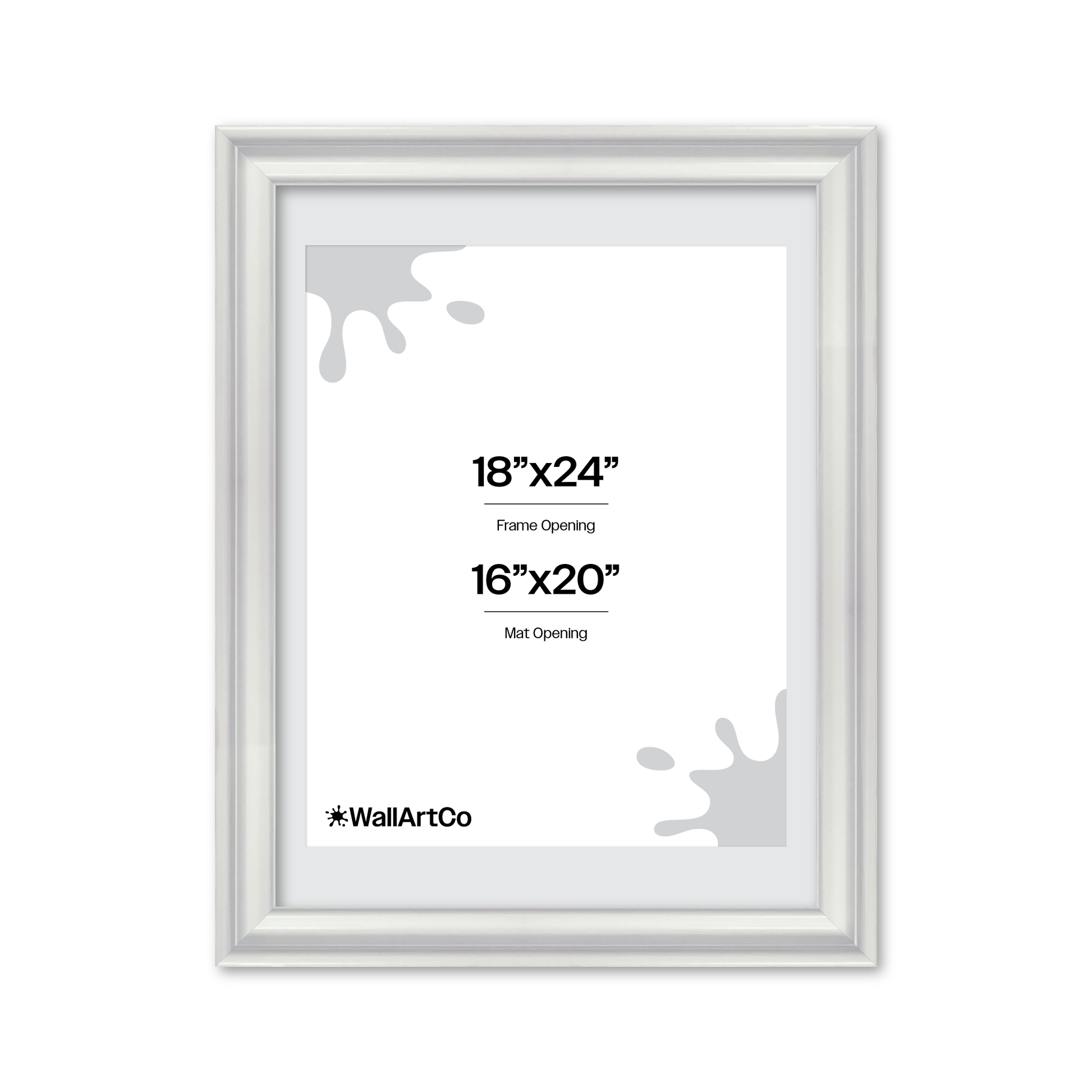 front of picture frame
