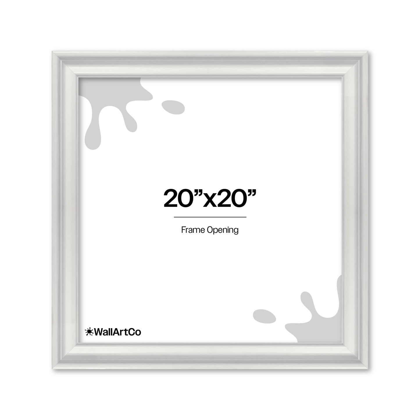 front of picture frame