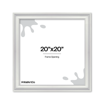 front of picture frame