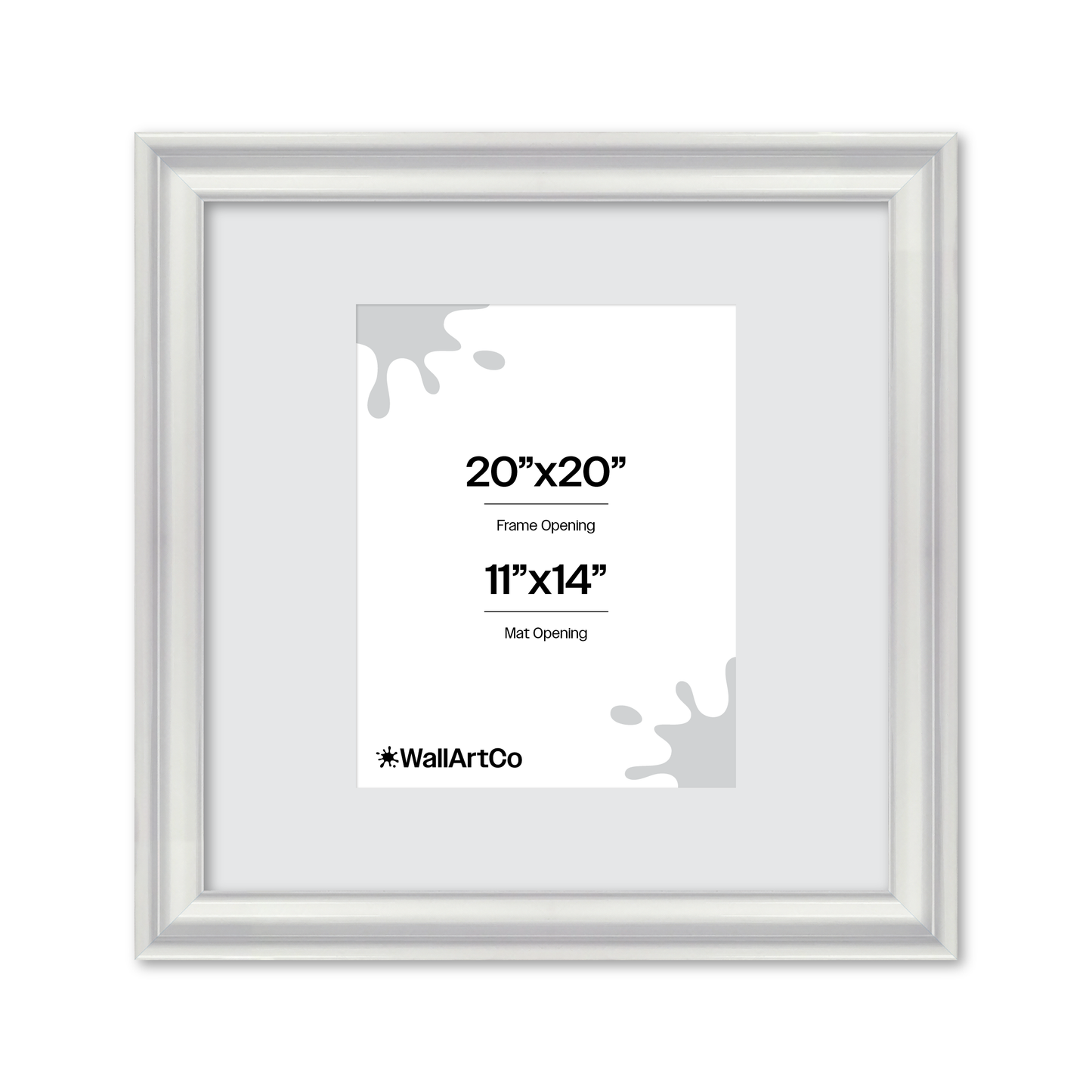 front of picture frame