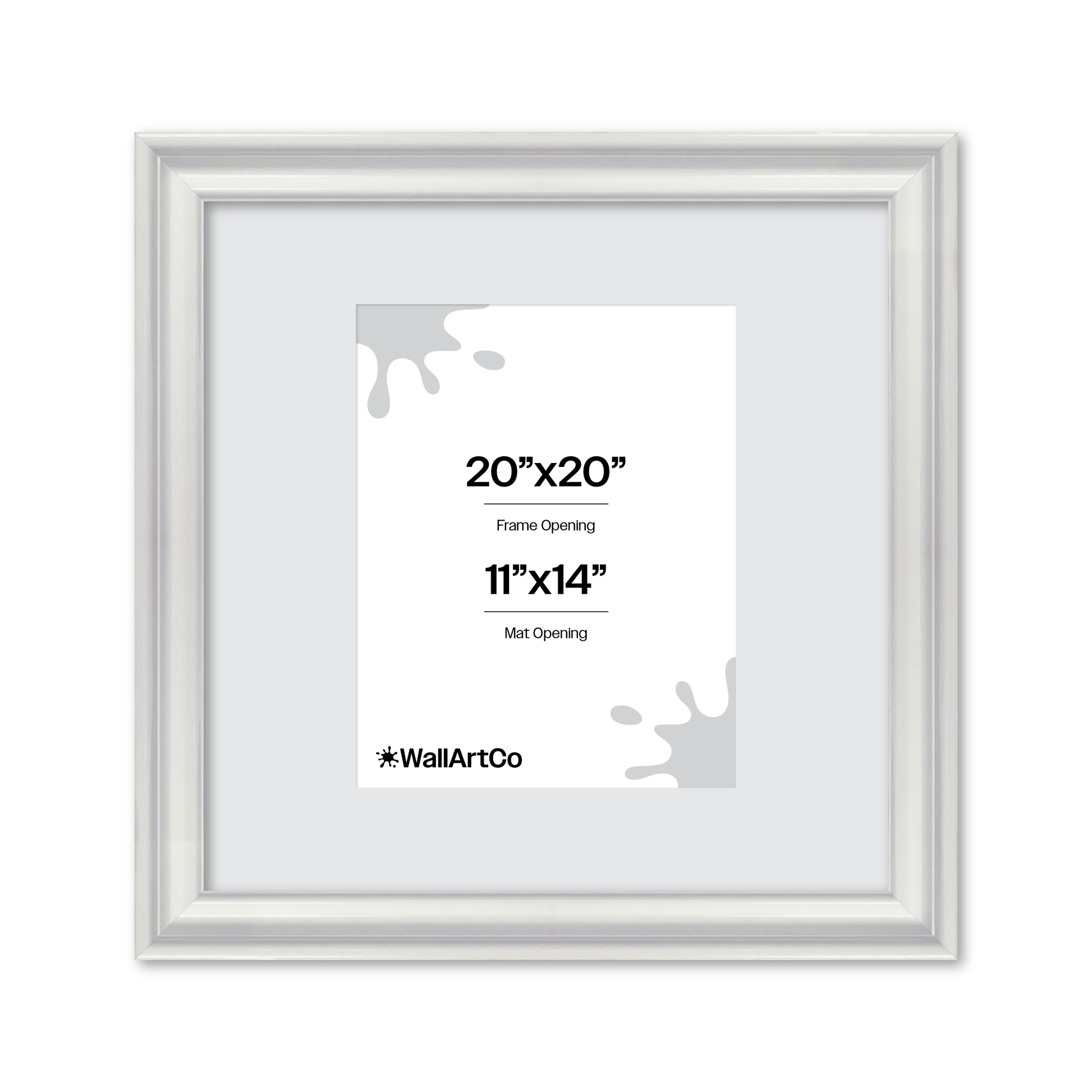 front of picture frame