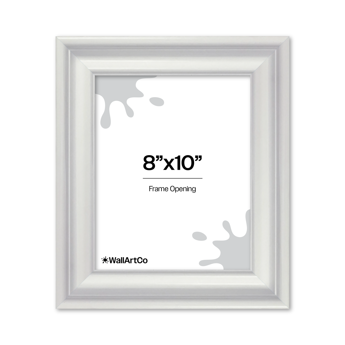 front of picture frame
