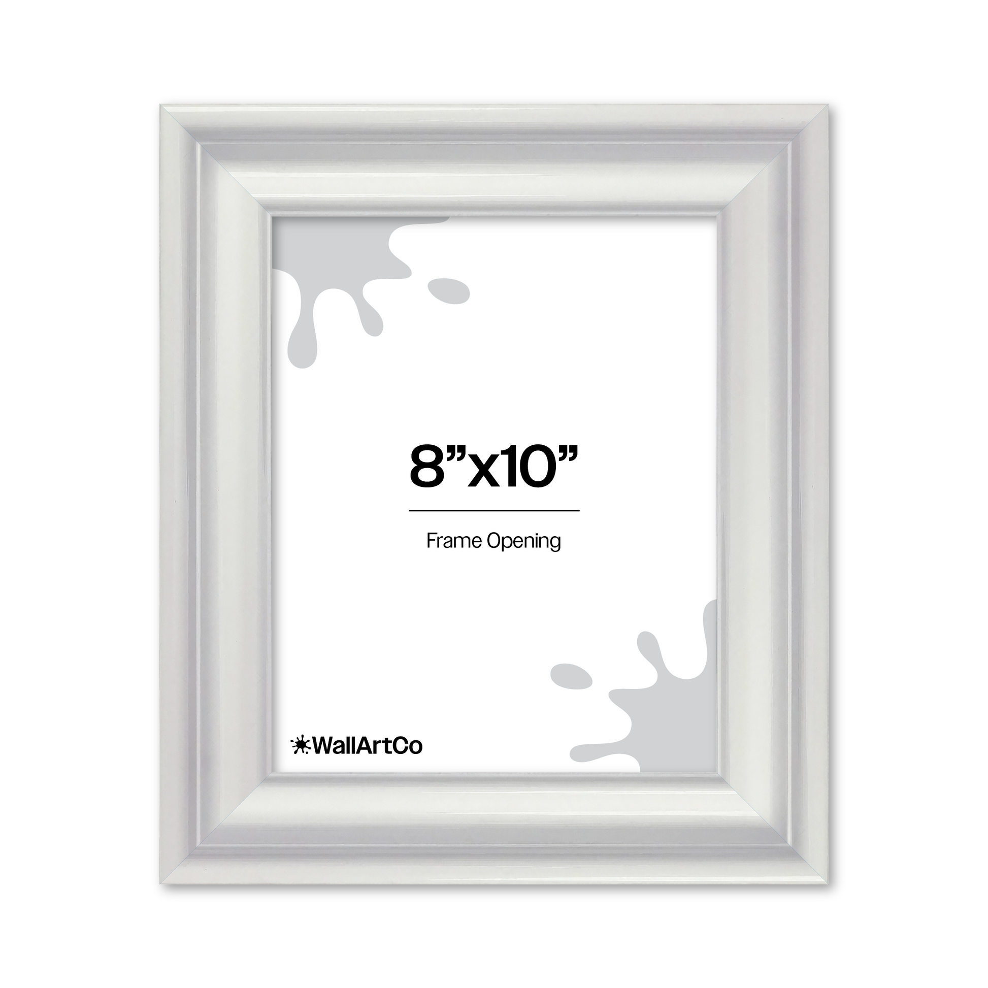 front of picture frame