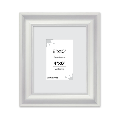 front of picture frame