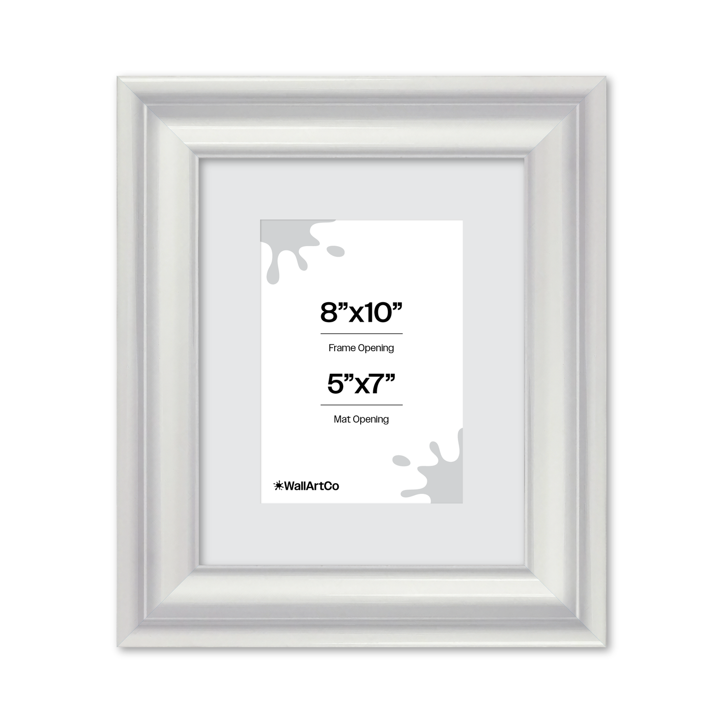 front of picture frame