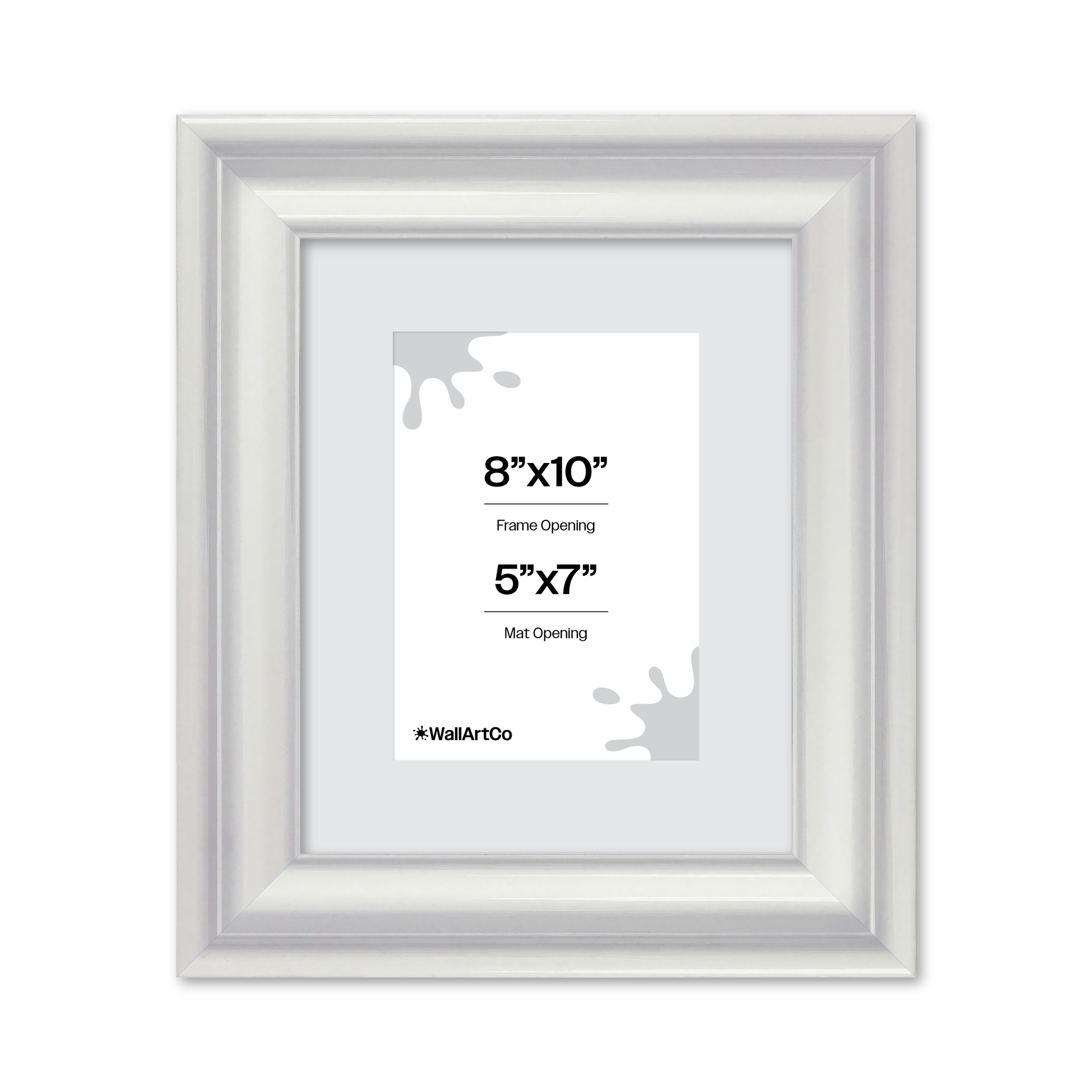 front of picture frame