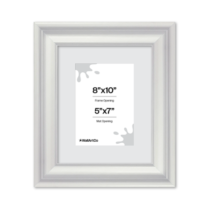 front of picture frame