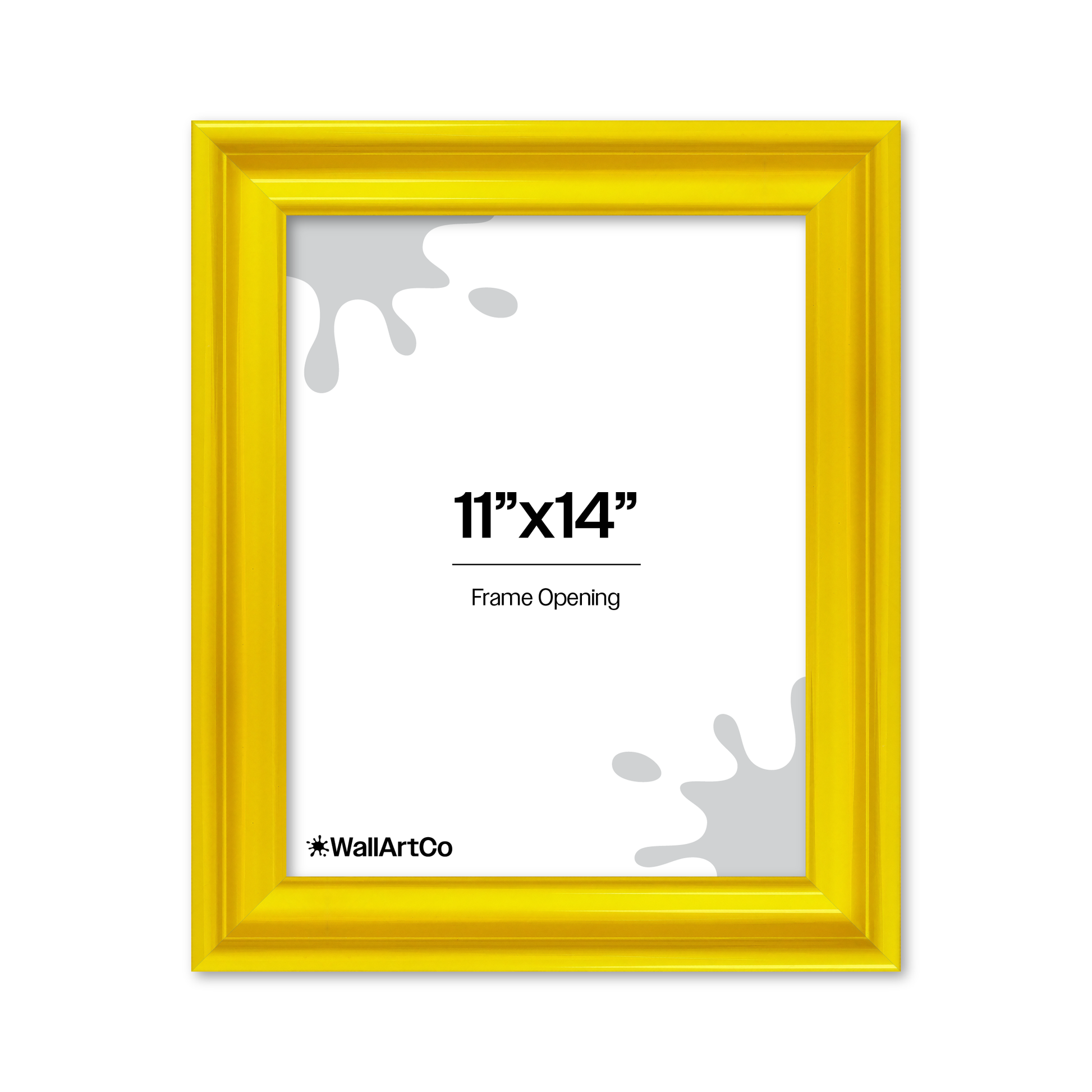 front of picture frame