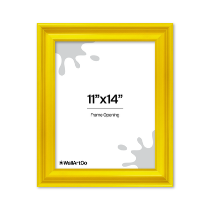 front of picture frame