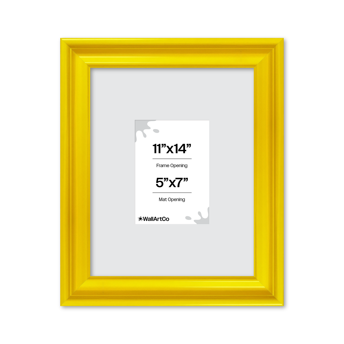 front of picture frame