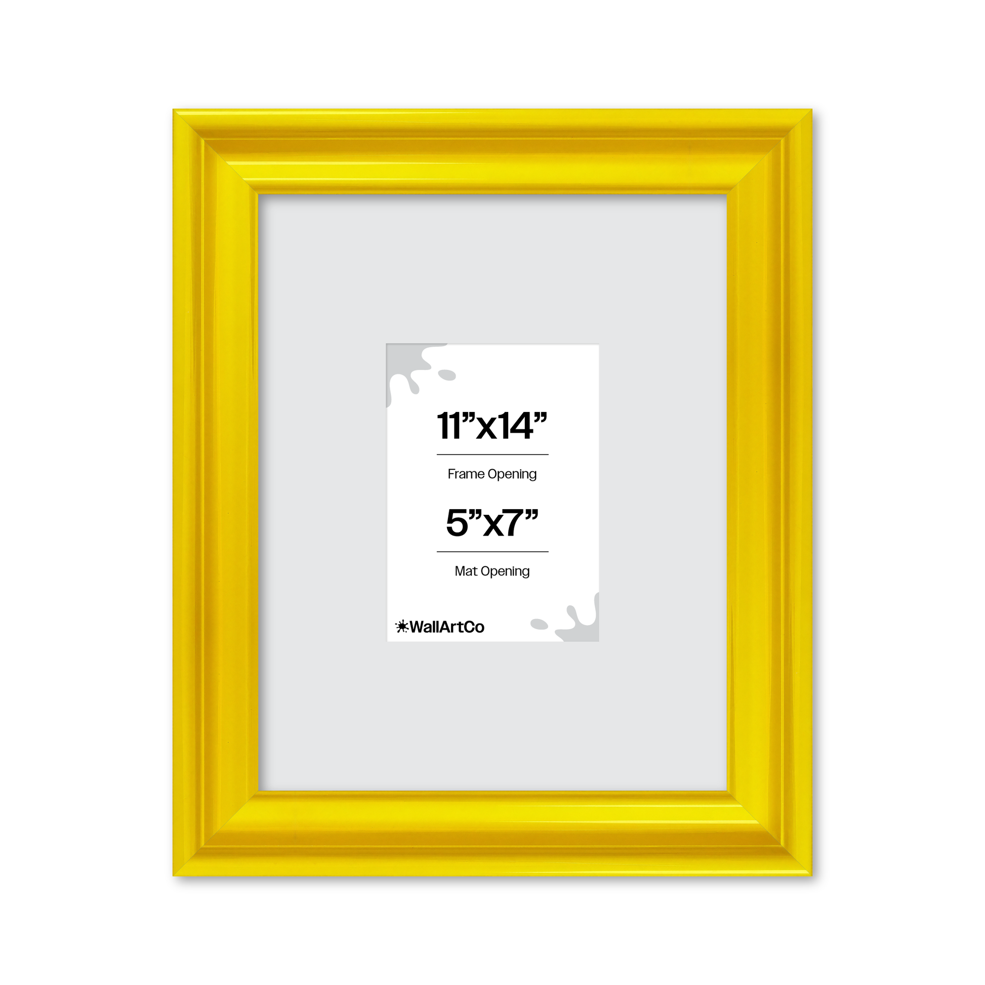 front of picture frame