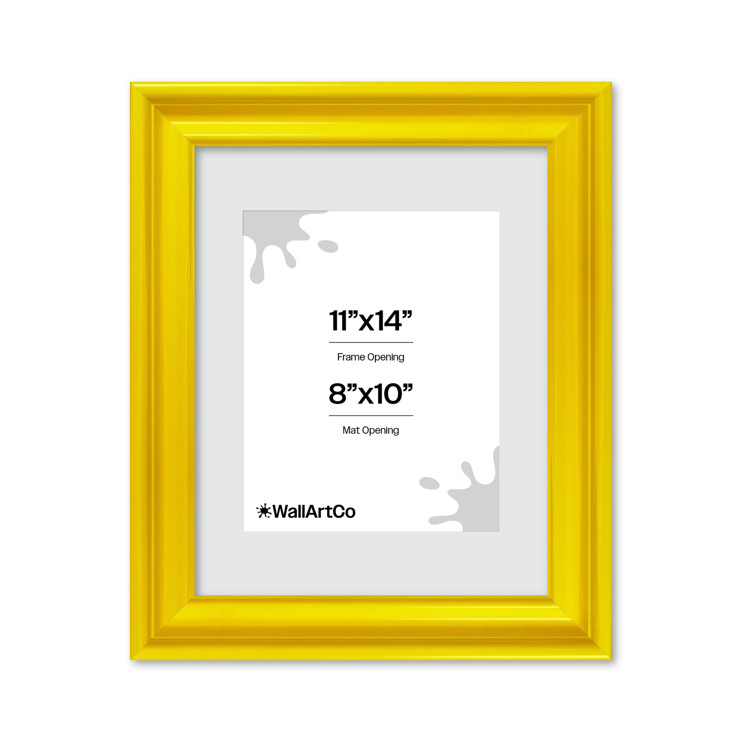 front of picture frame