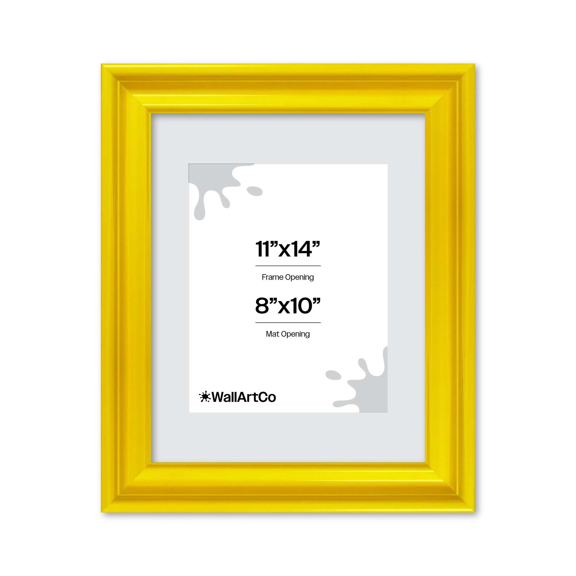 front of picture frame