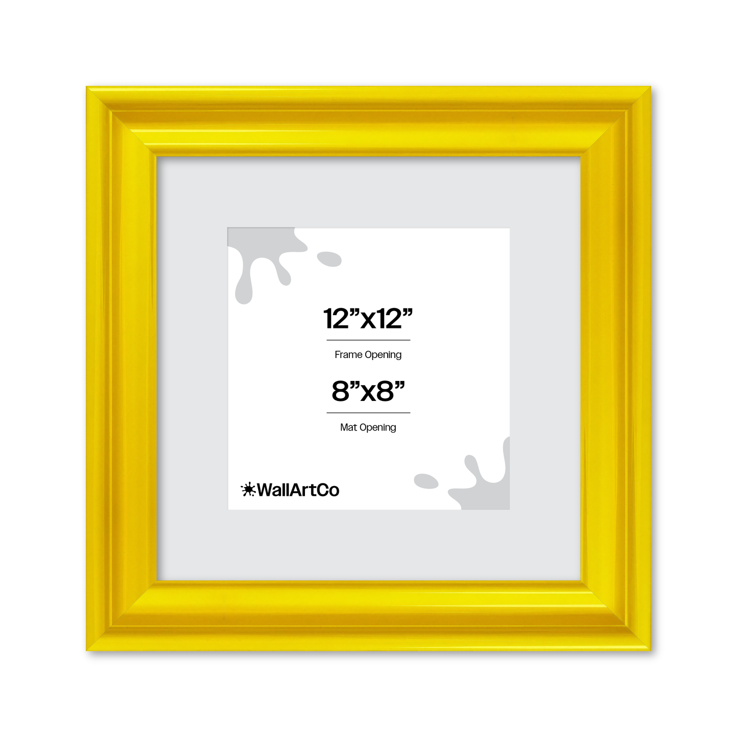 front of picture frame