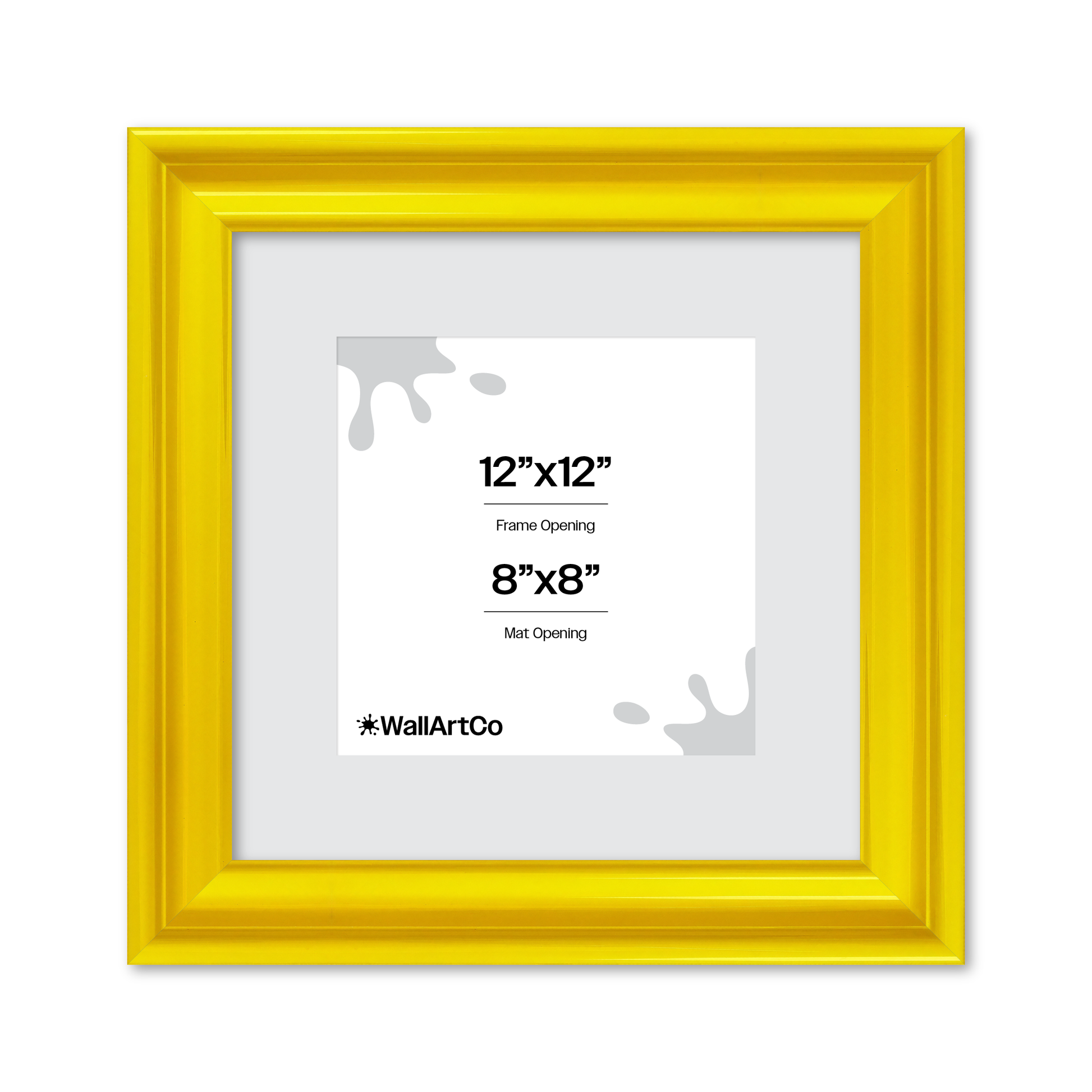 front of picture frame