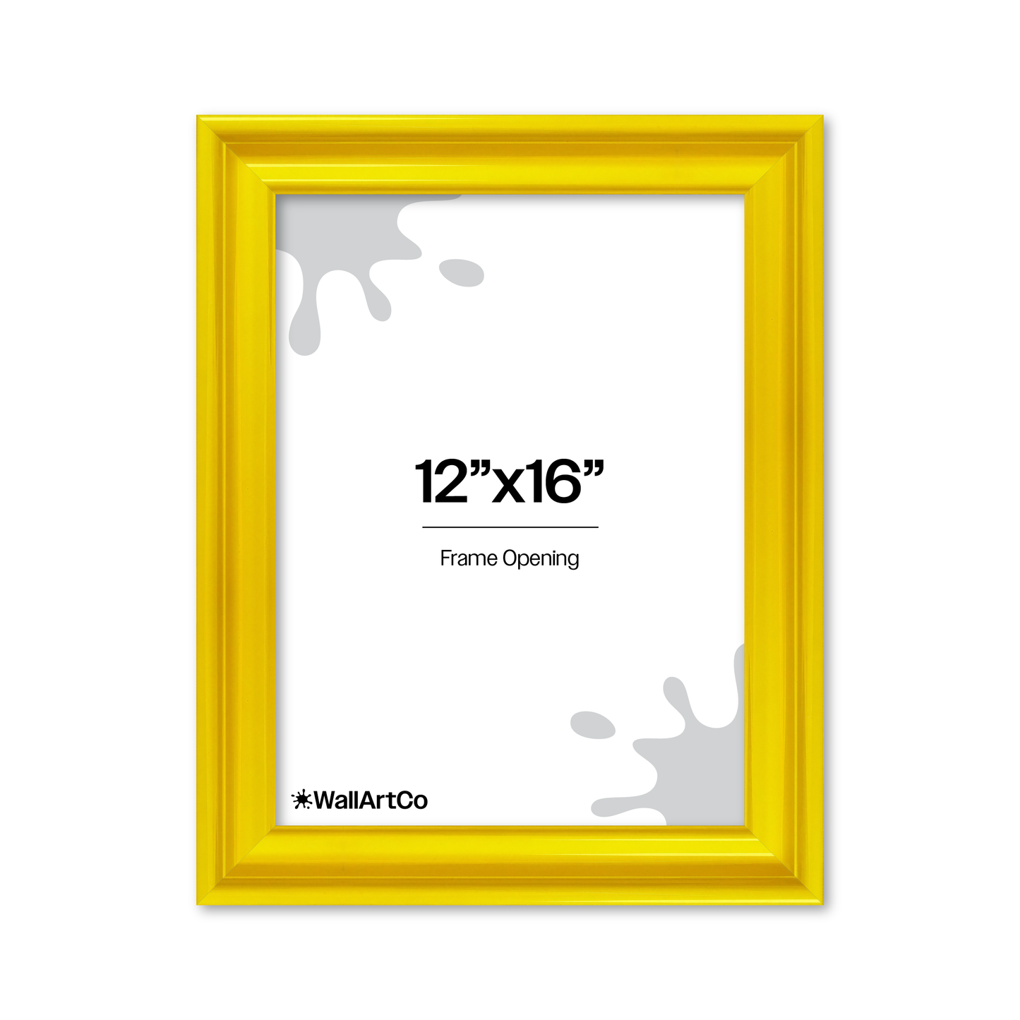 front of picture frame