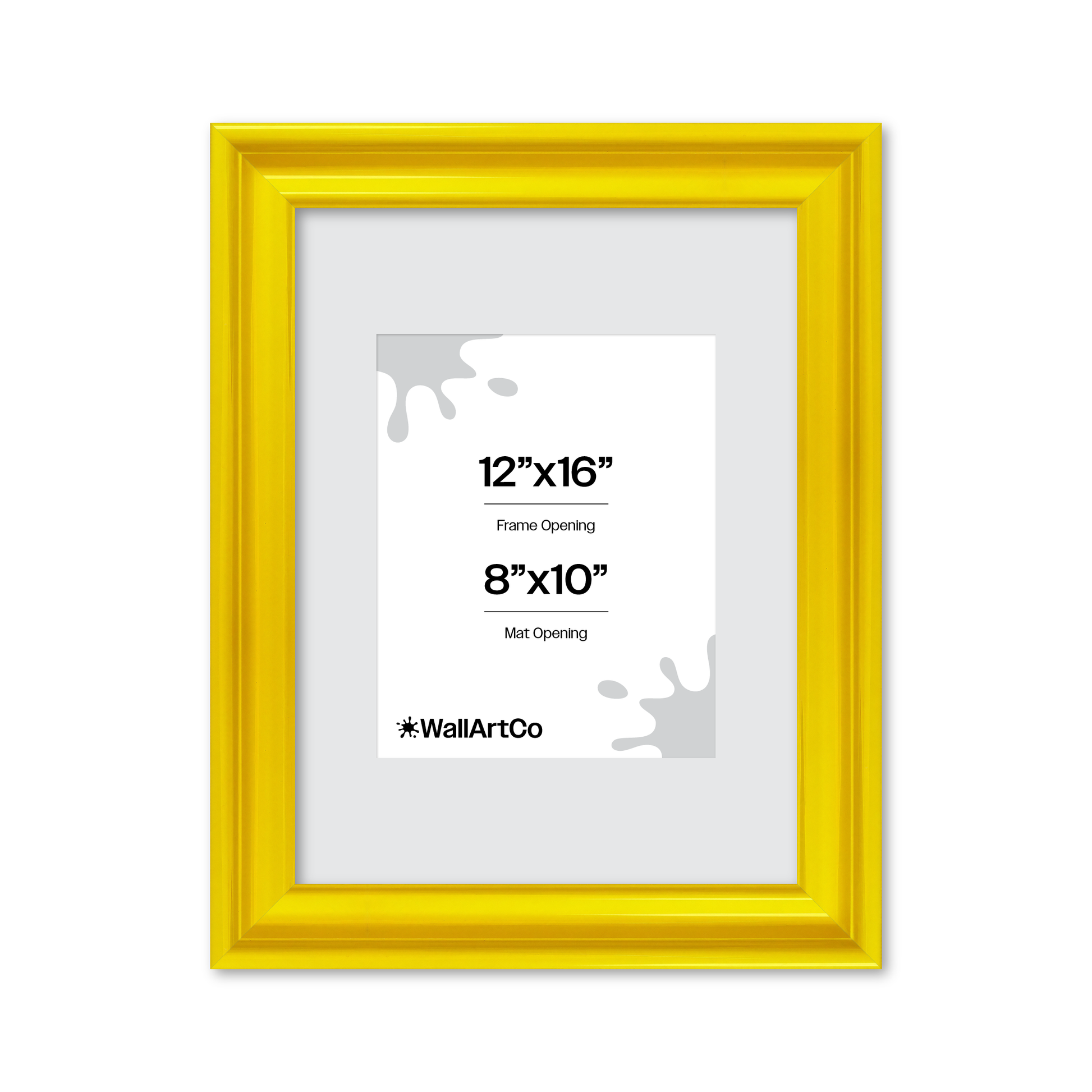 front of picture frame