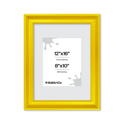 front of picture frame