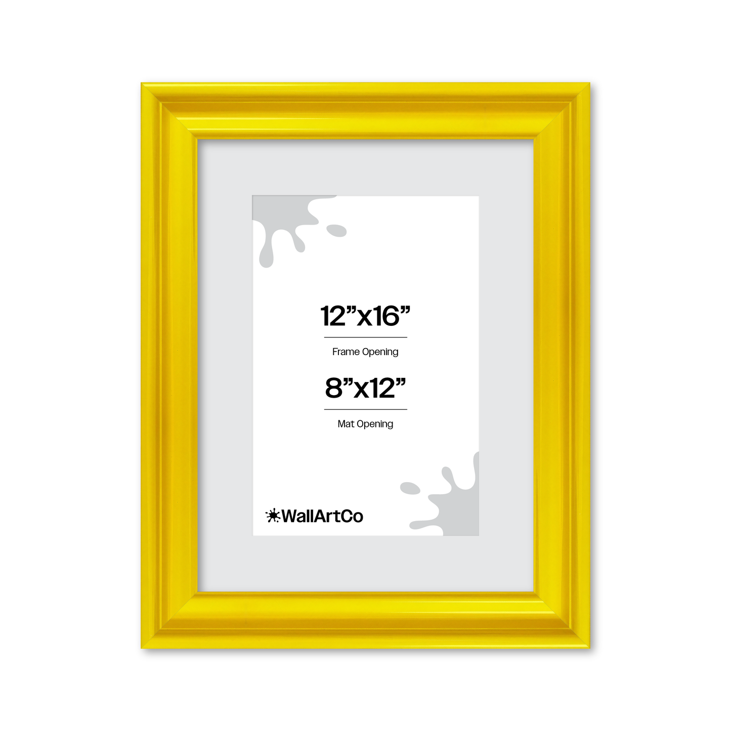 front of picture frame