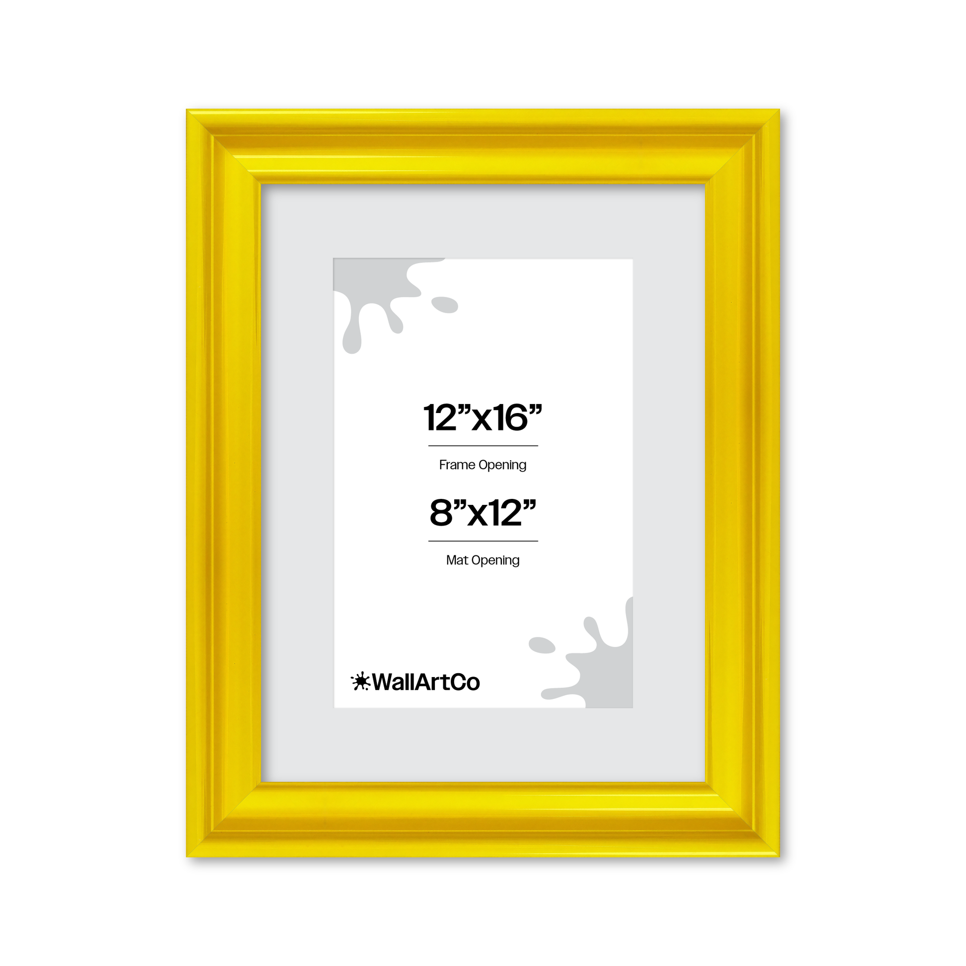 front of picture frame