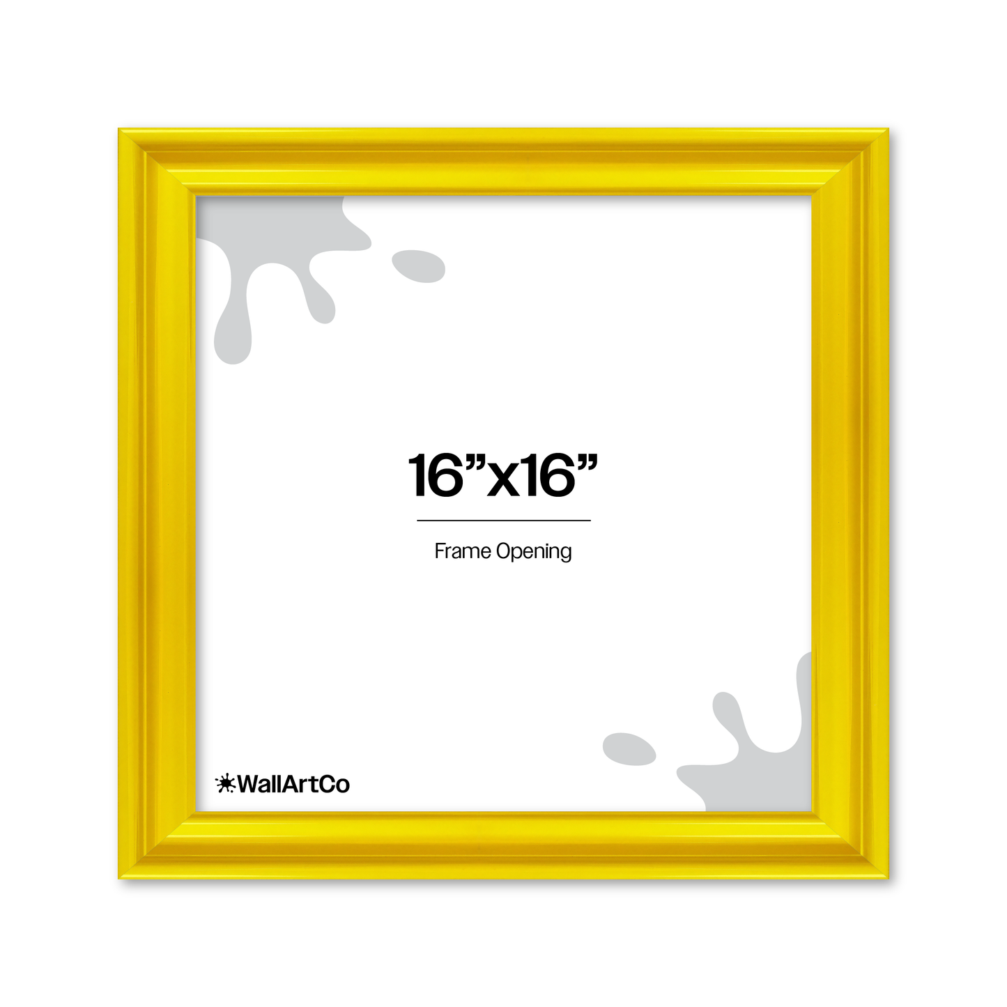 front of picture frame