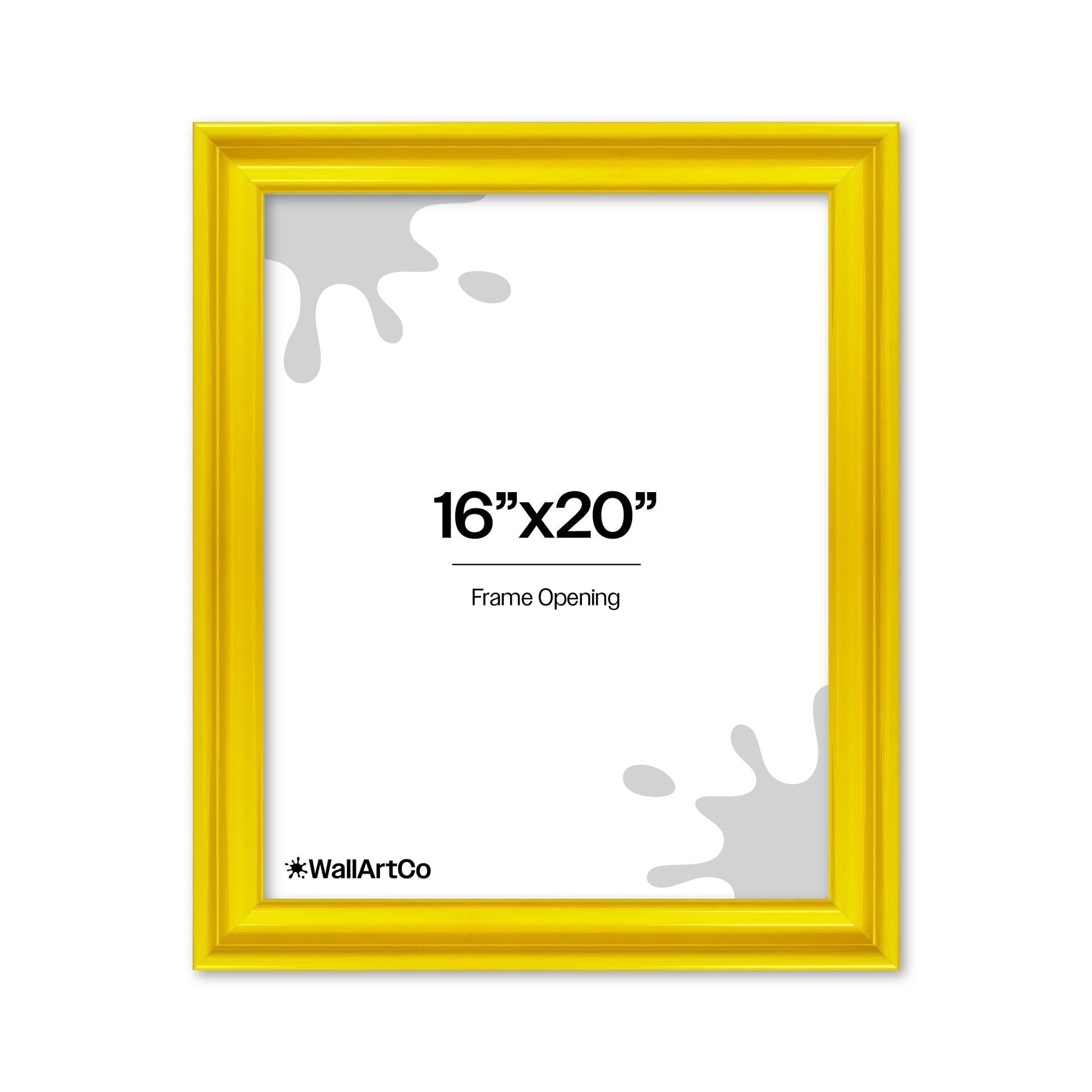 front of picture frame