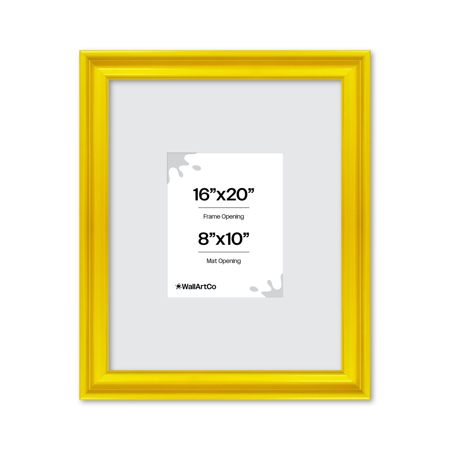 front of picture frame