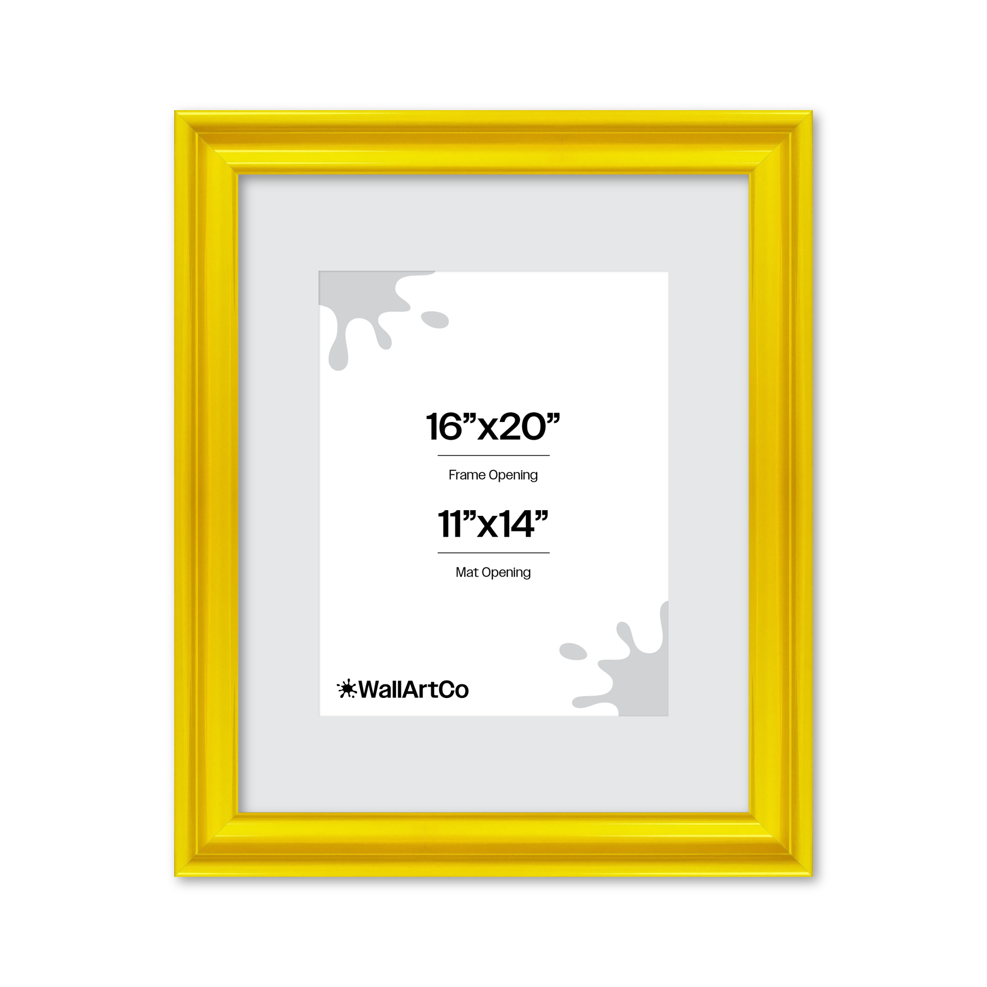 front of picture frame