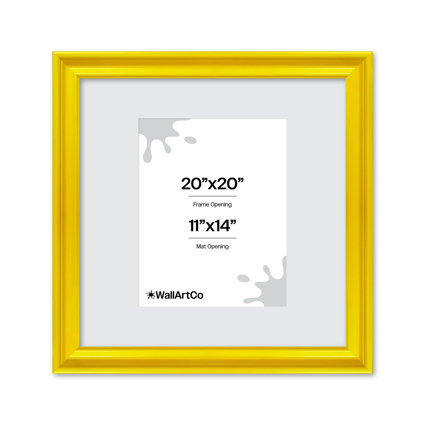 front of picture frame
