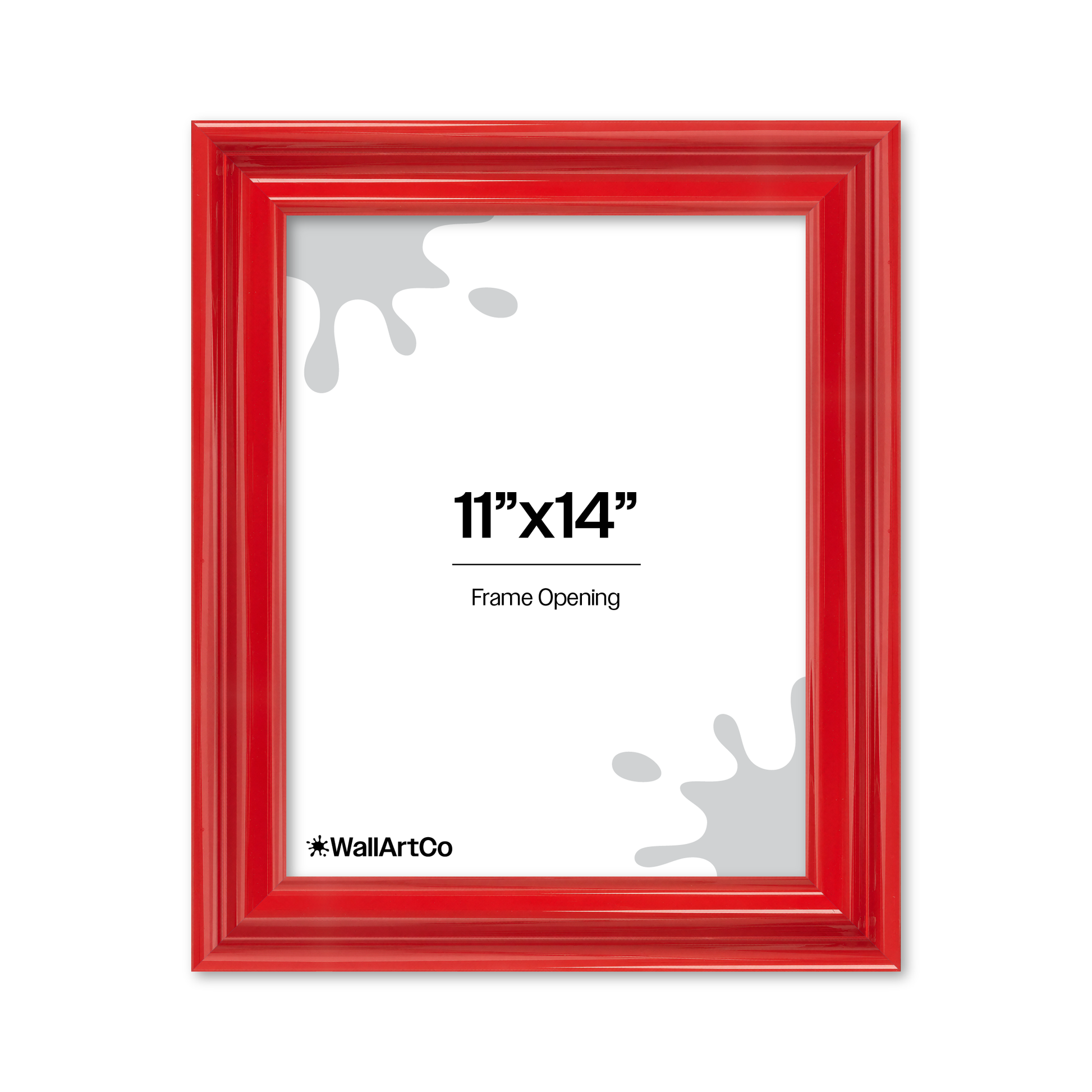 front of picture frame