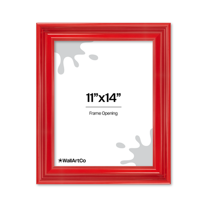 front of picture frame