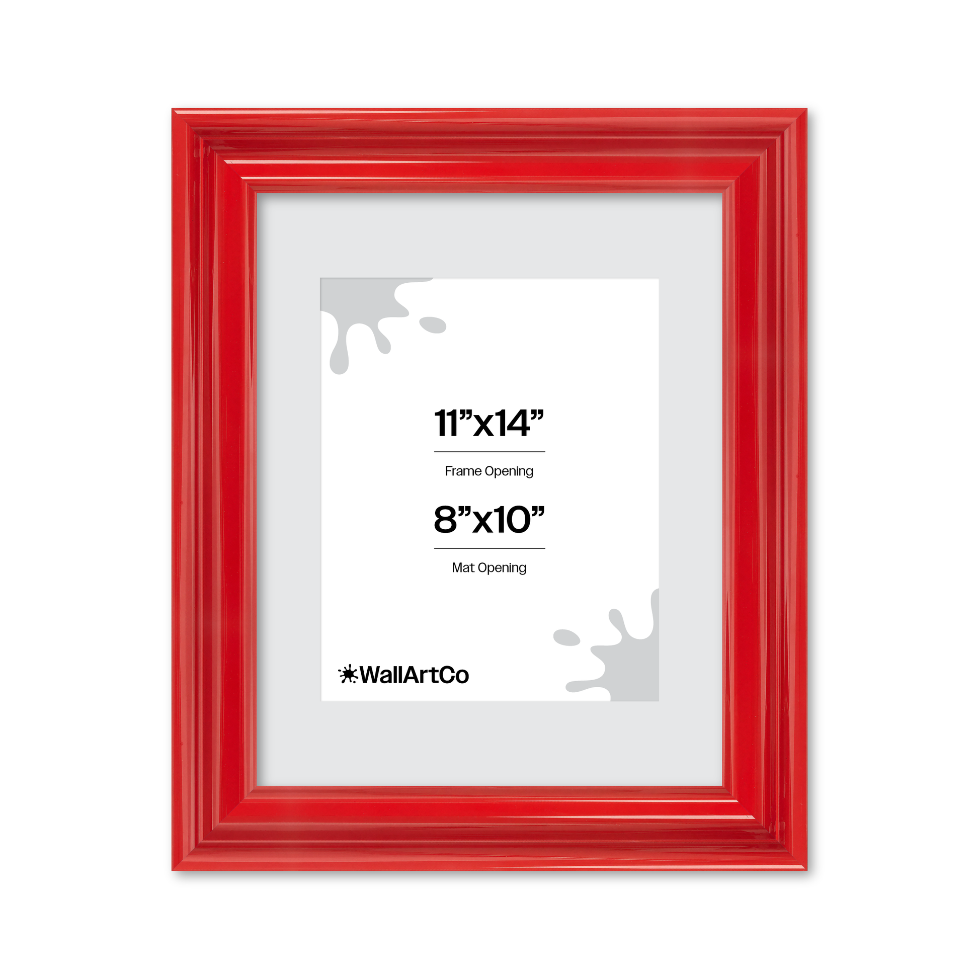 front of picture frame