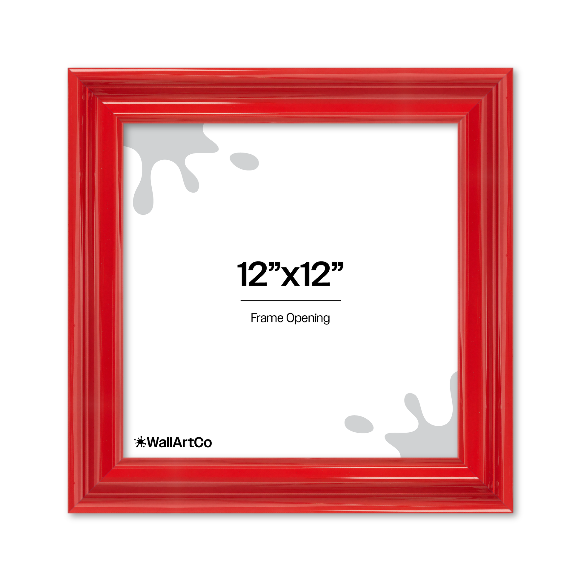 front of picture frame