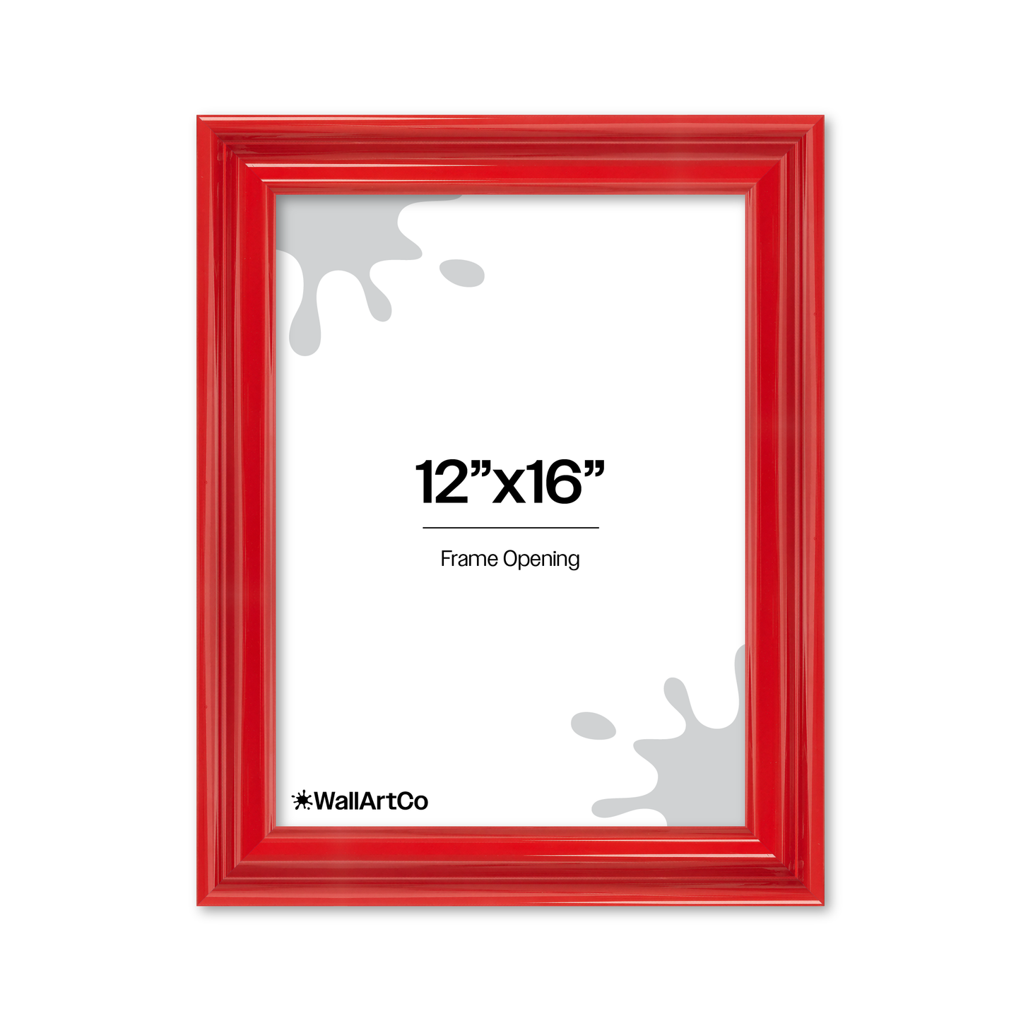 front of picture frame