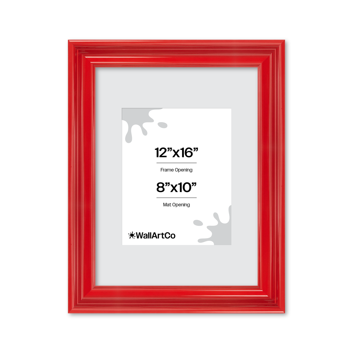 front of picture frame