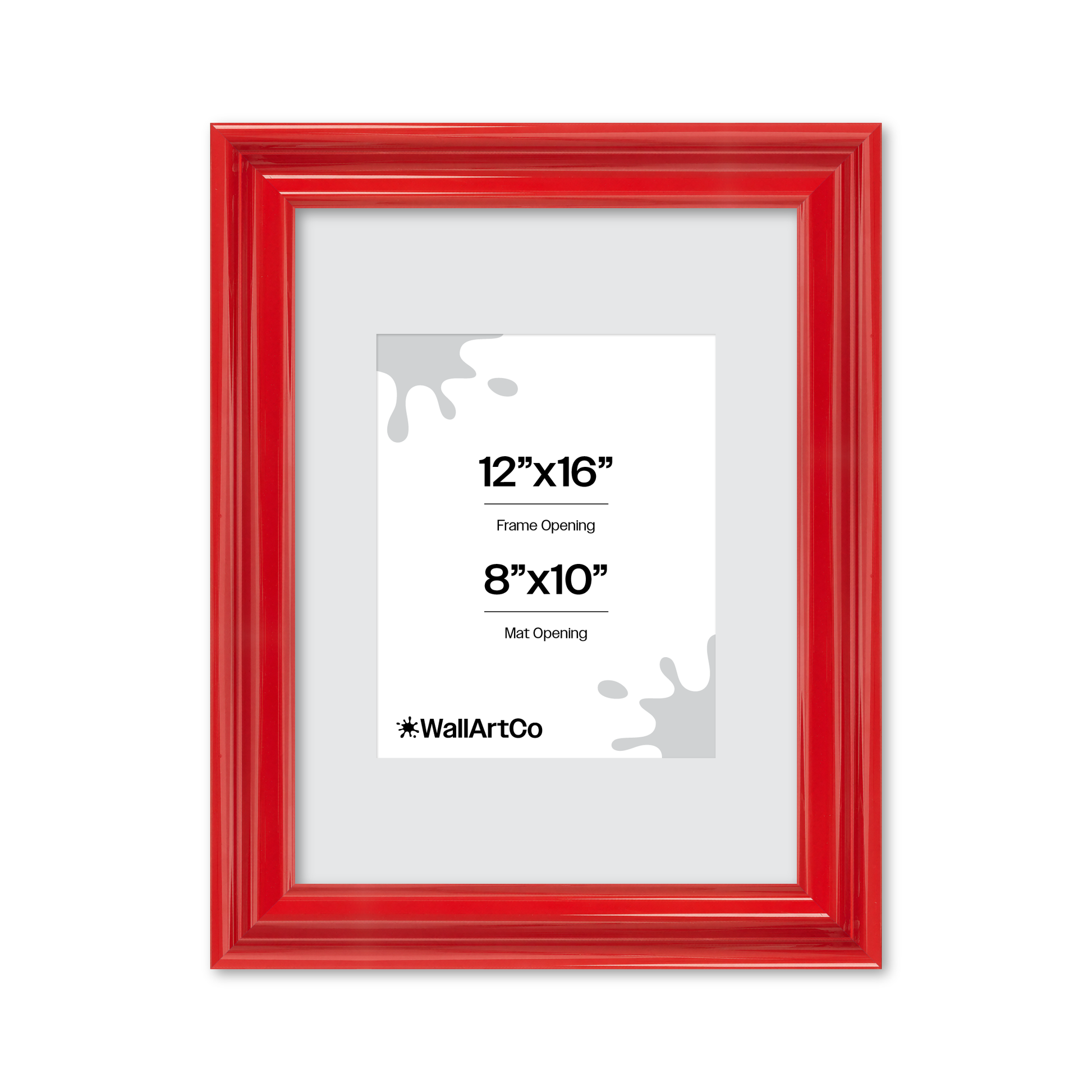 front of picture frame