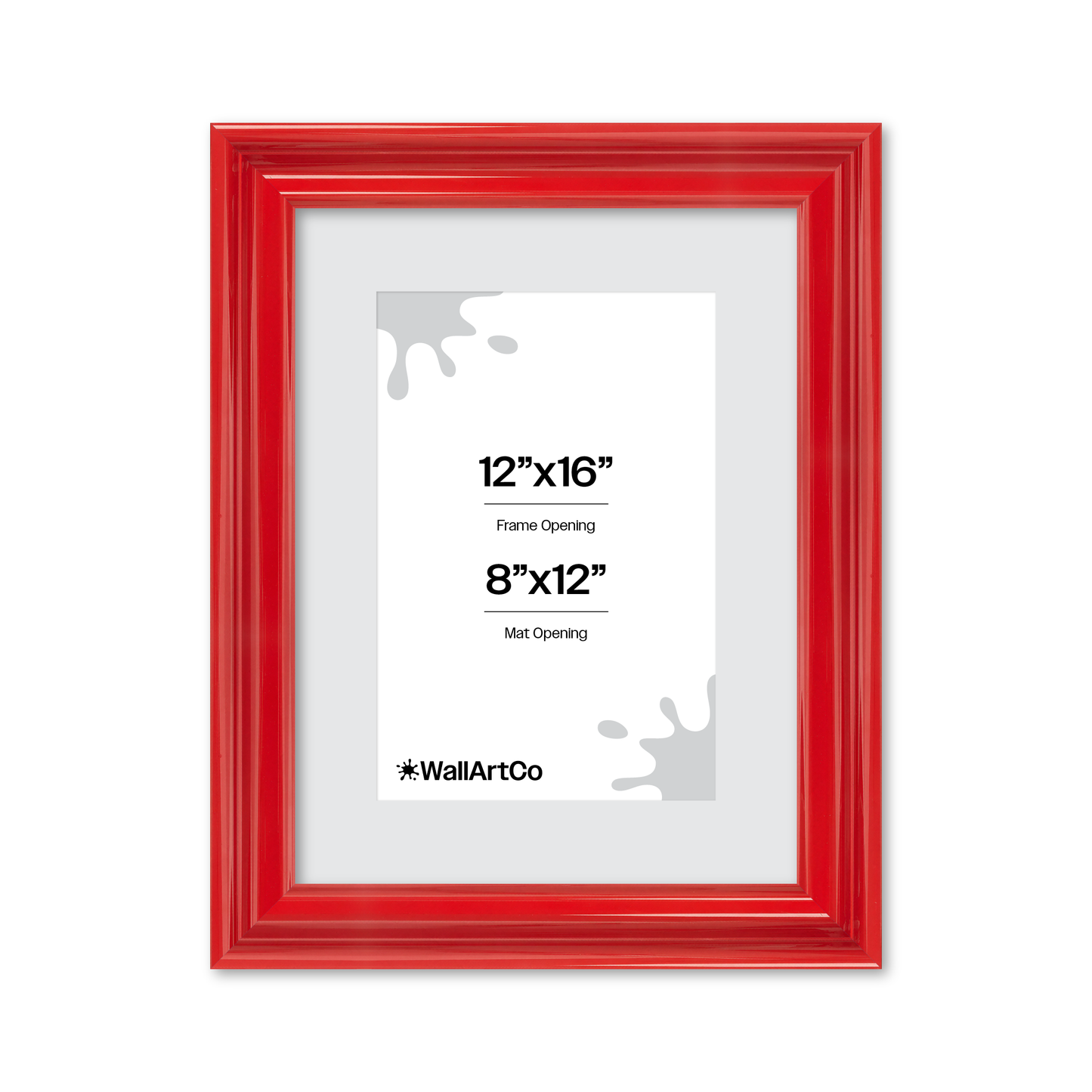 front of picture frame