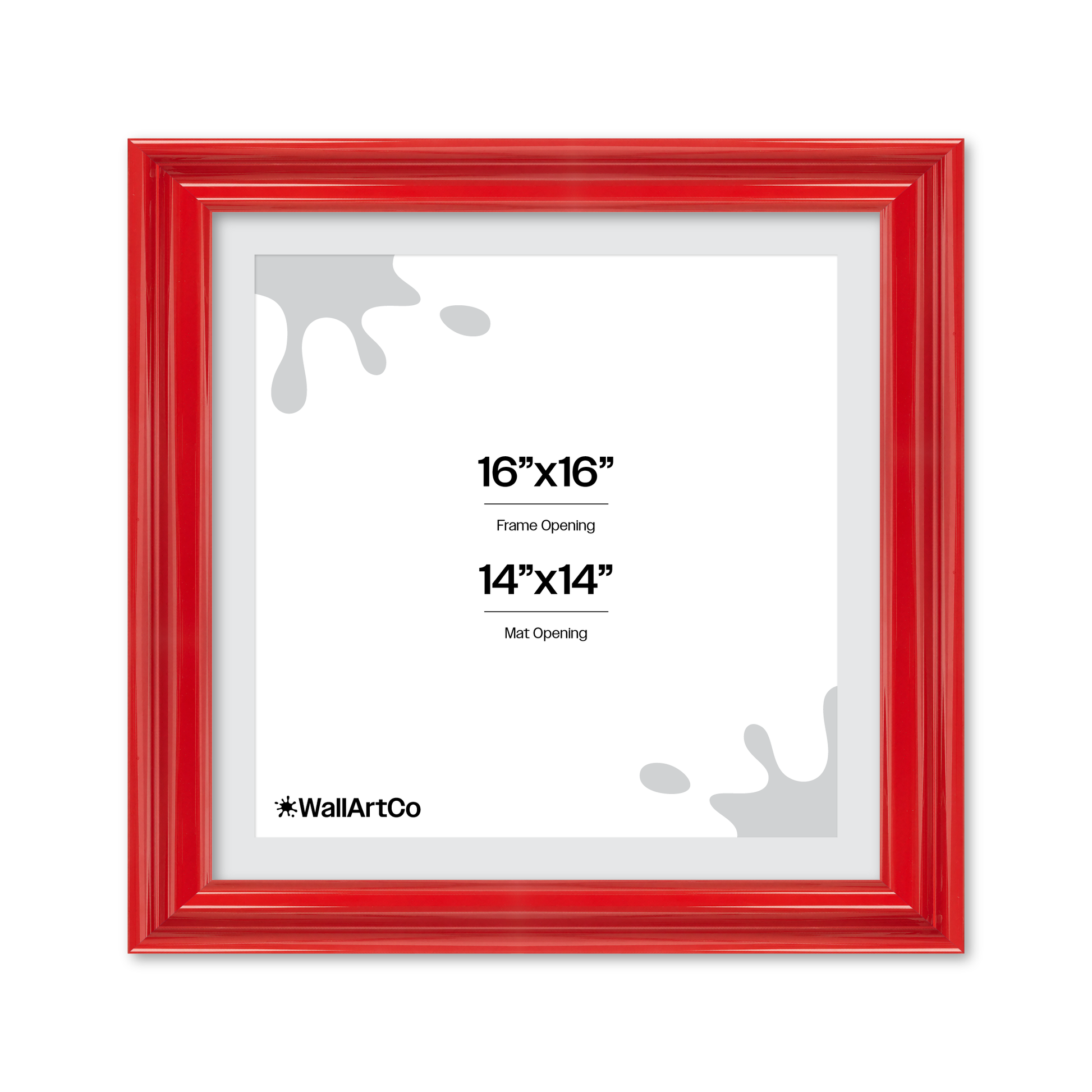 front of picture frame