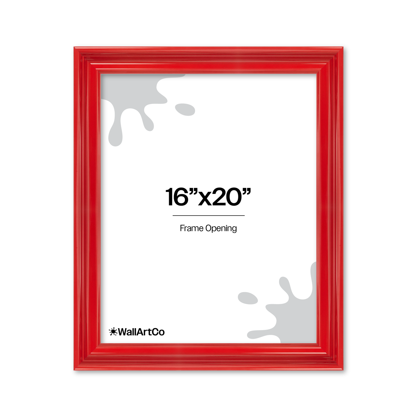 front of picture frame