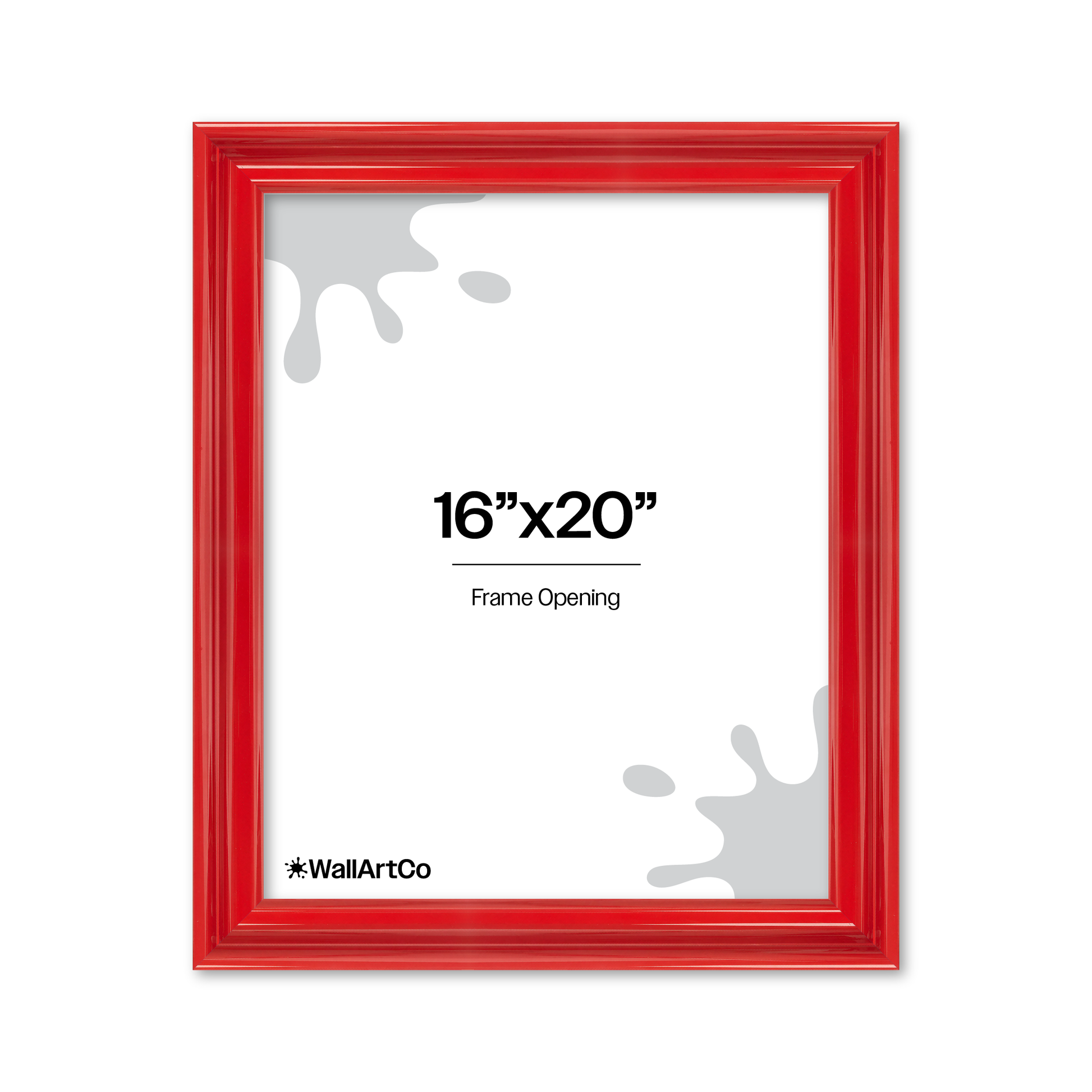 front of picture frame