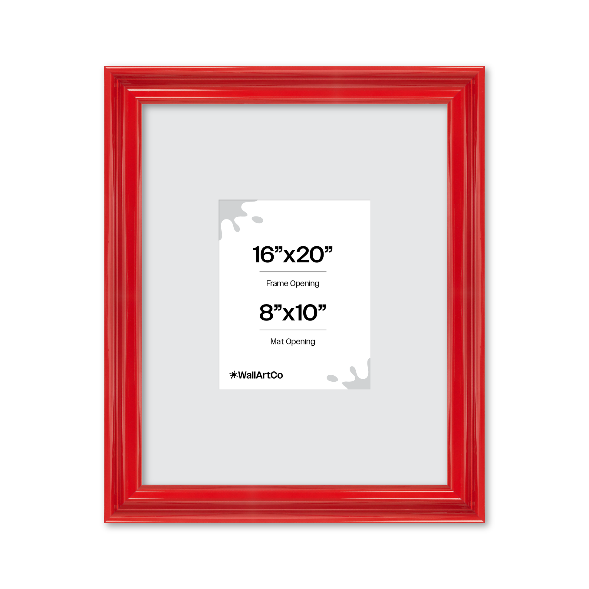 front of picture frame